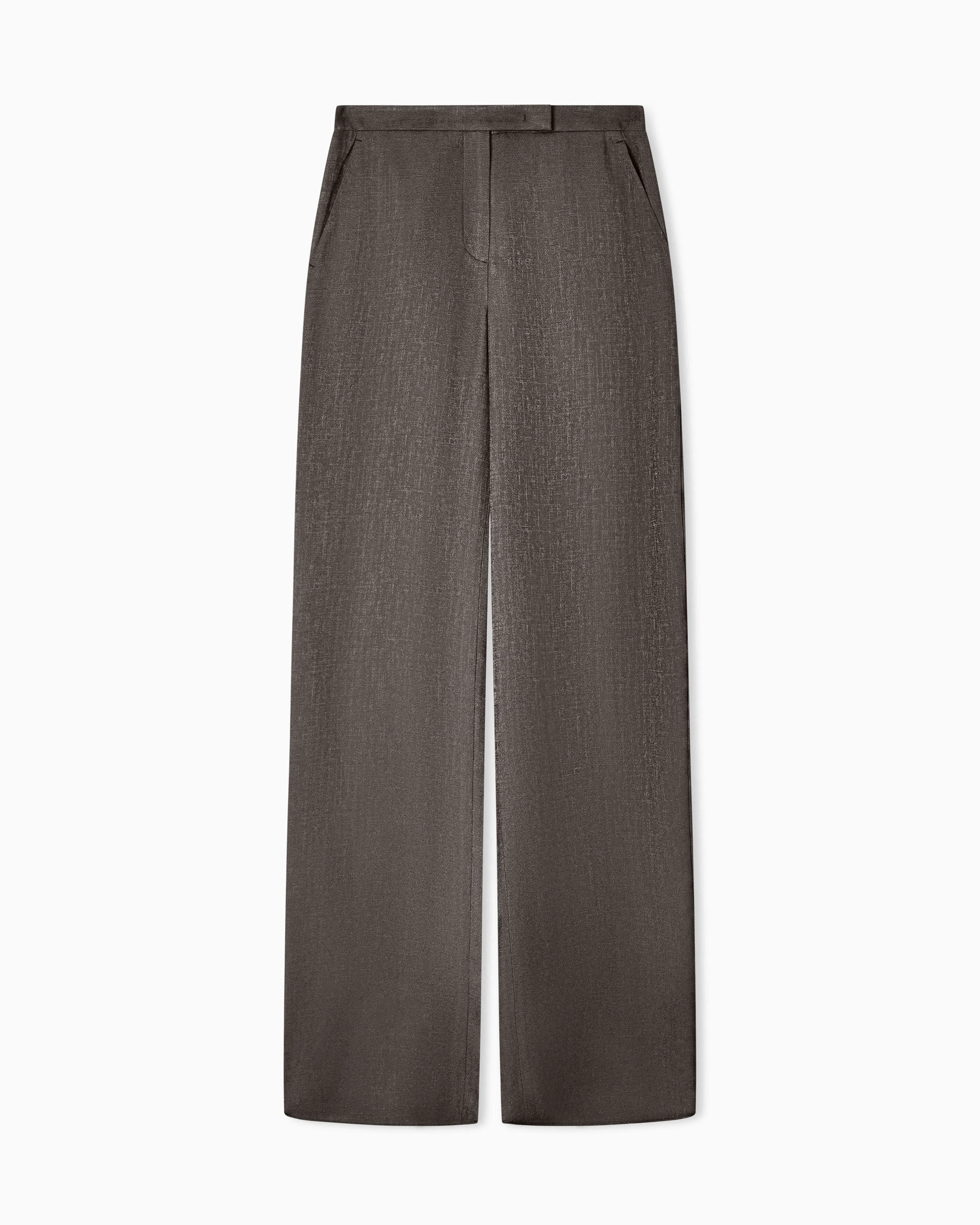 Emporio Armani Icon trousers in armure jacquard