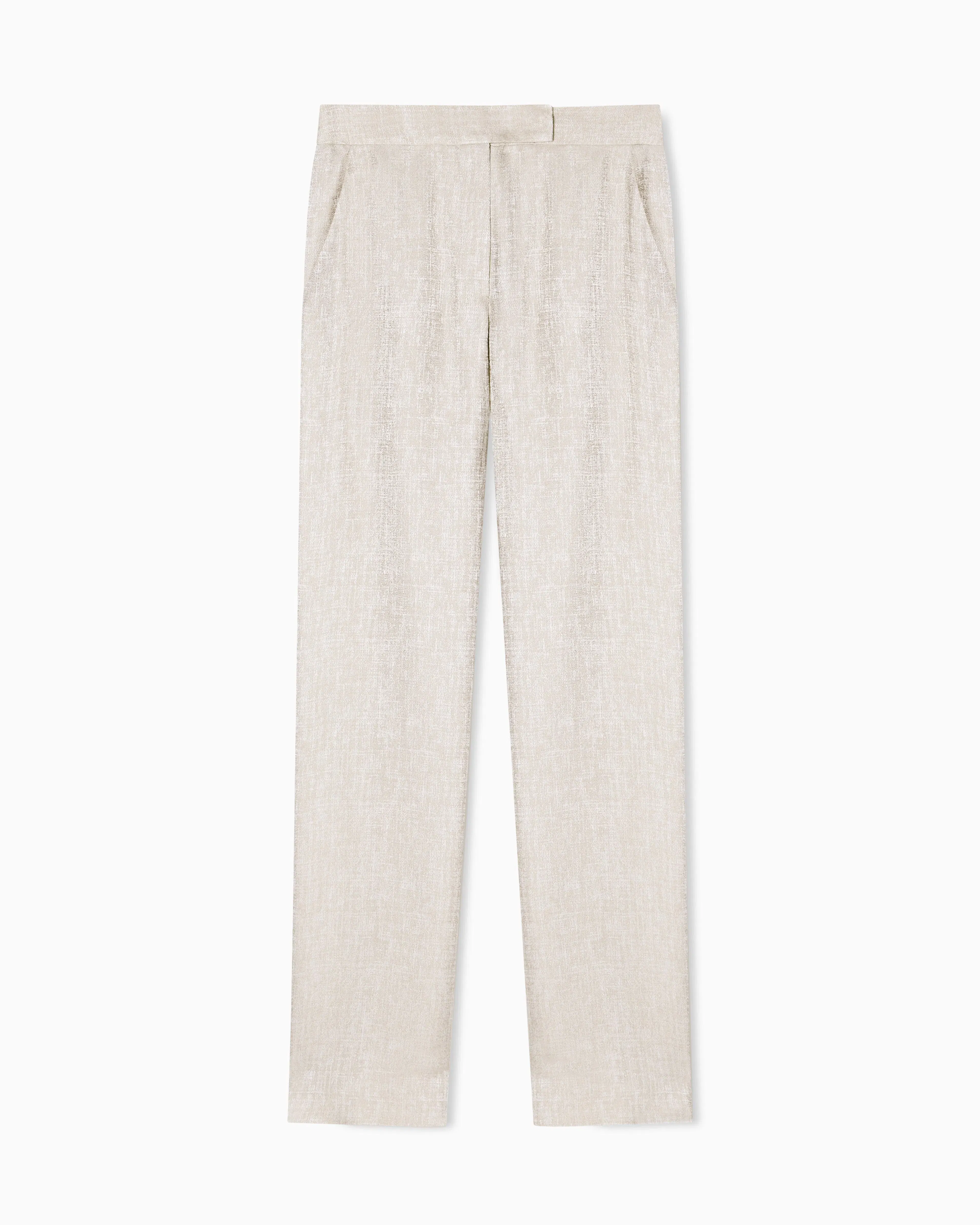 Emporio Armani Icon trousers in armure jacquard