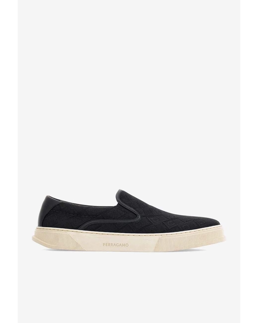 Men's White Cameron Slip-On Sneakers
