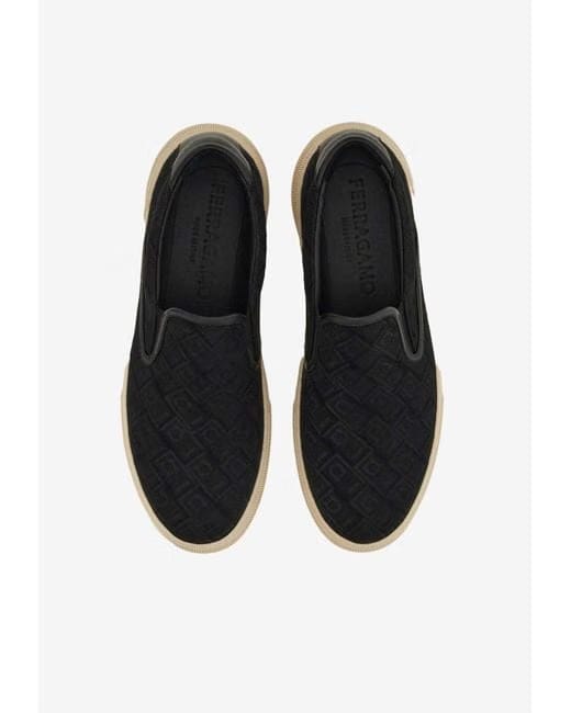 Men's White Cameron Slip-On Sneakers