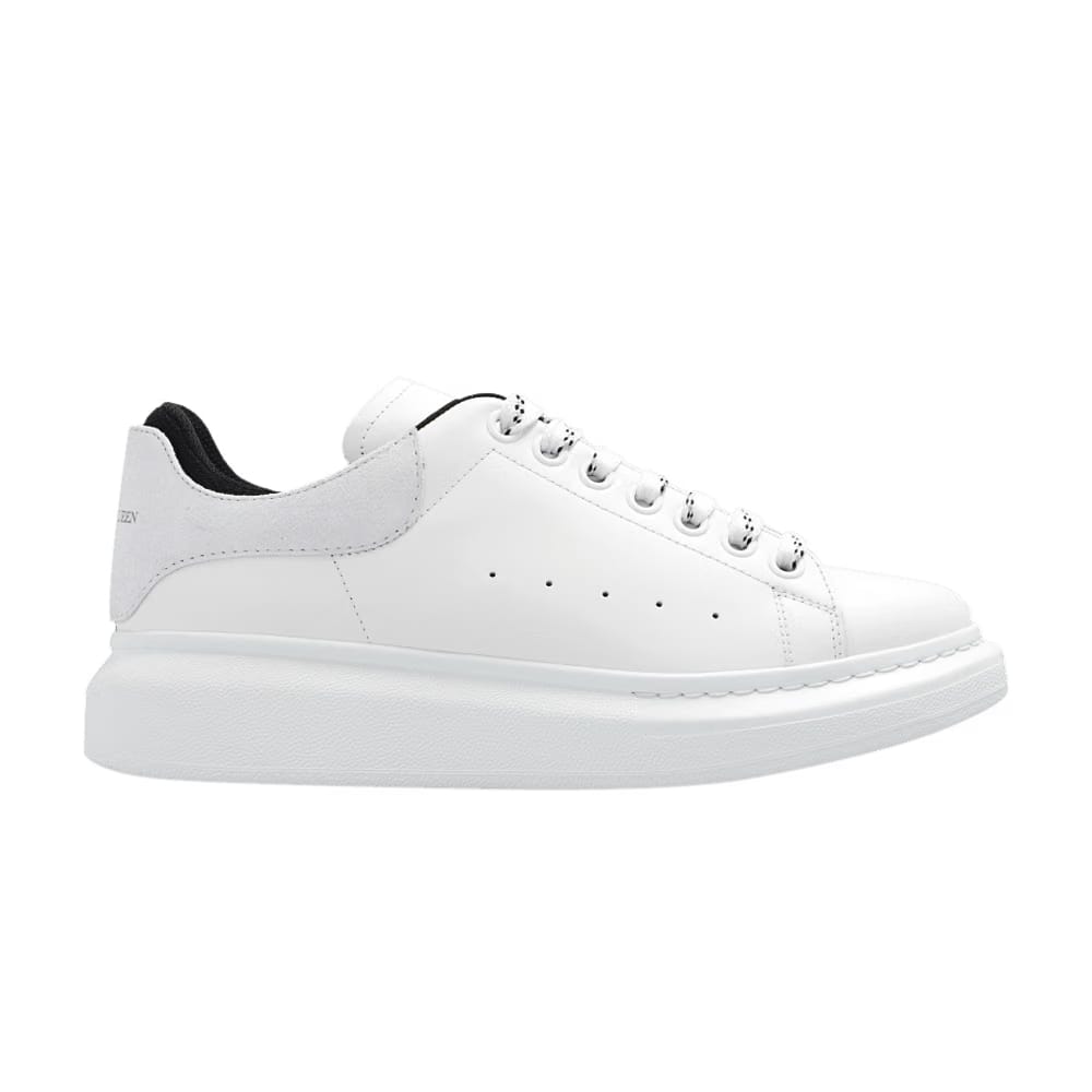 Alexander McQueen Wmns Oversized Sneaker 'Double Heel Tab - White Pale Purple'