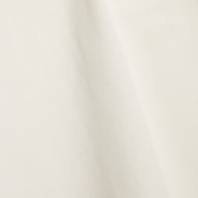 White Short Sleeve Loose Fit Top