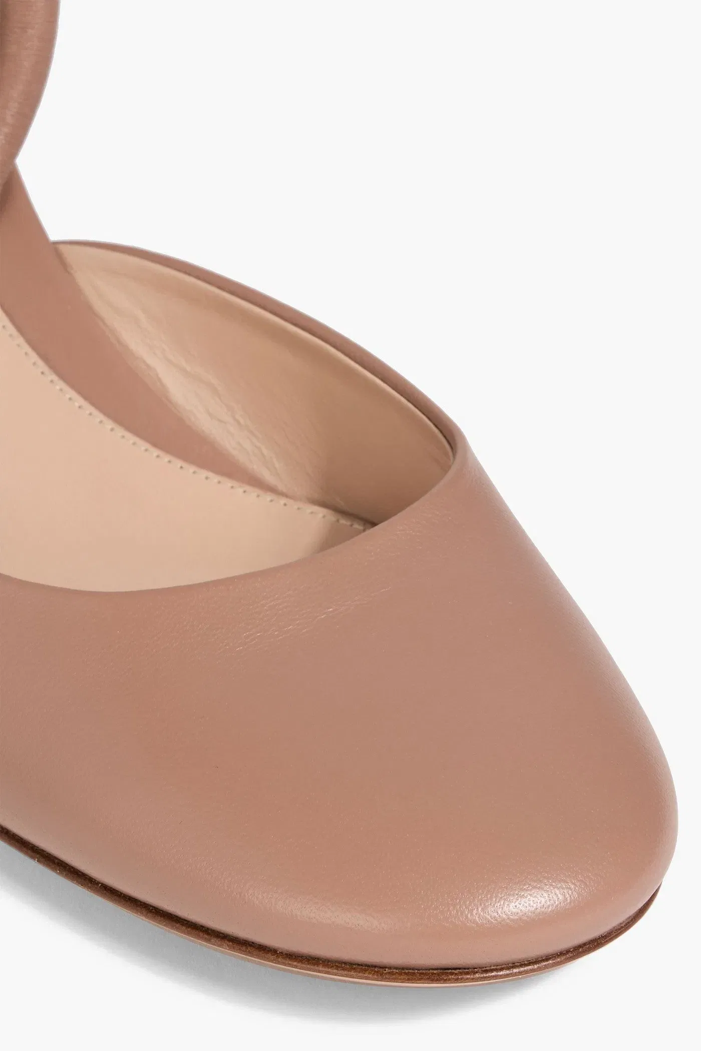 Gianvito Rossi Tivoli Leather Slingback Pumps Neutral Women's