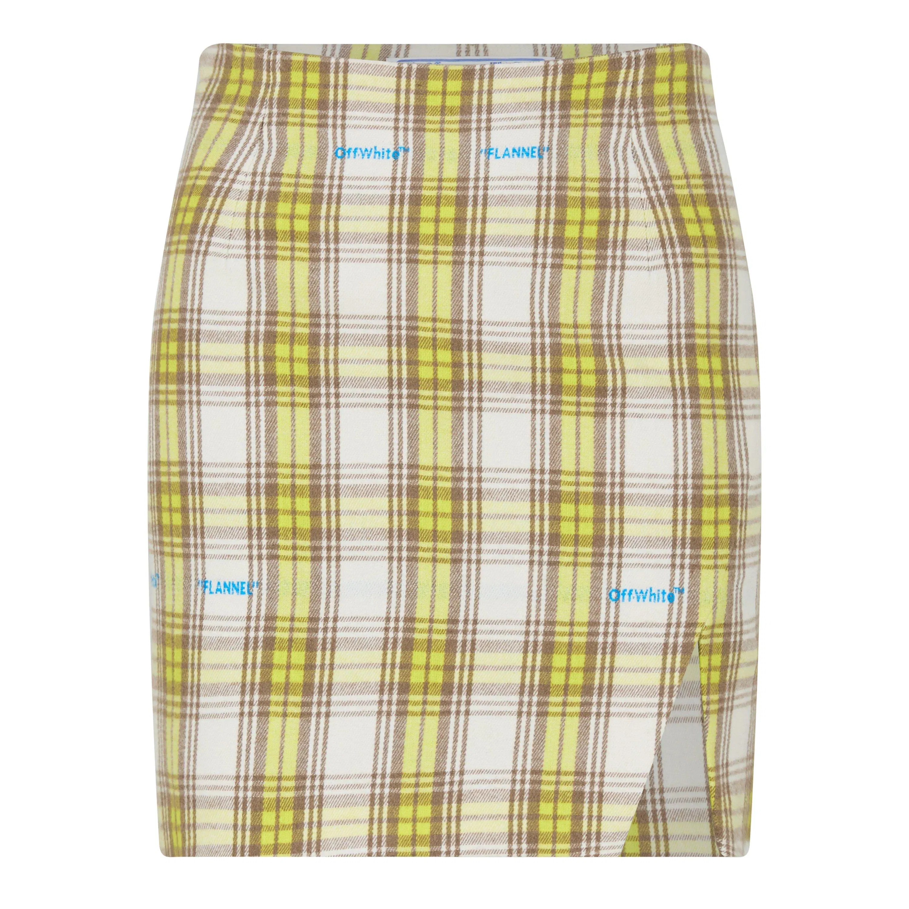 Check Print Mini Skirt