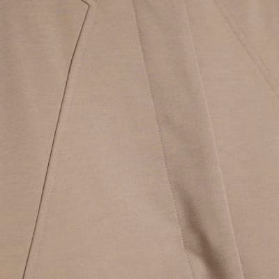 Cream Long Sleeve Bomber Jacket