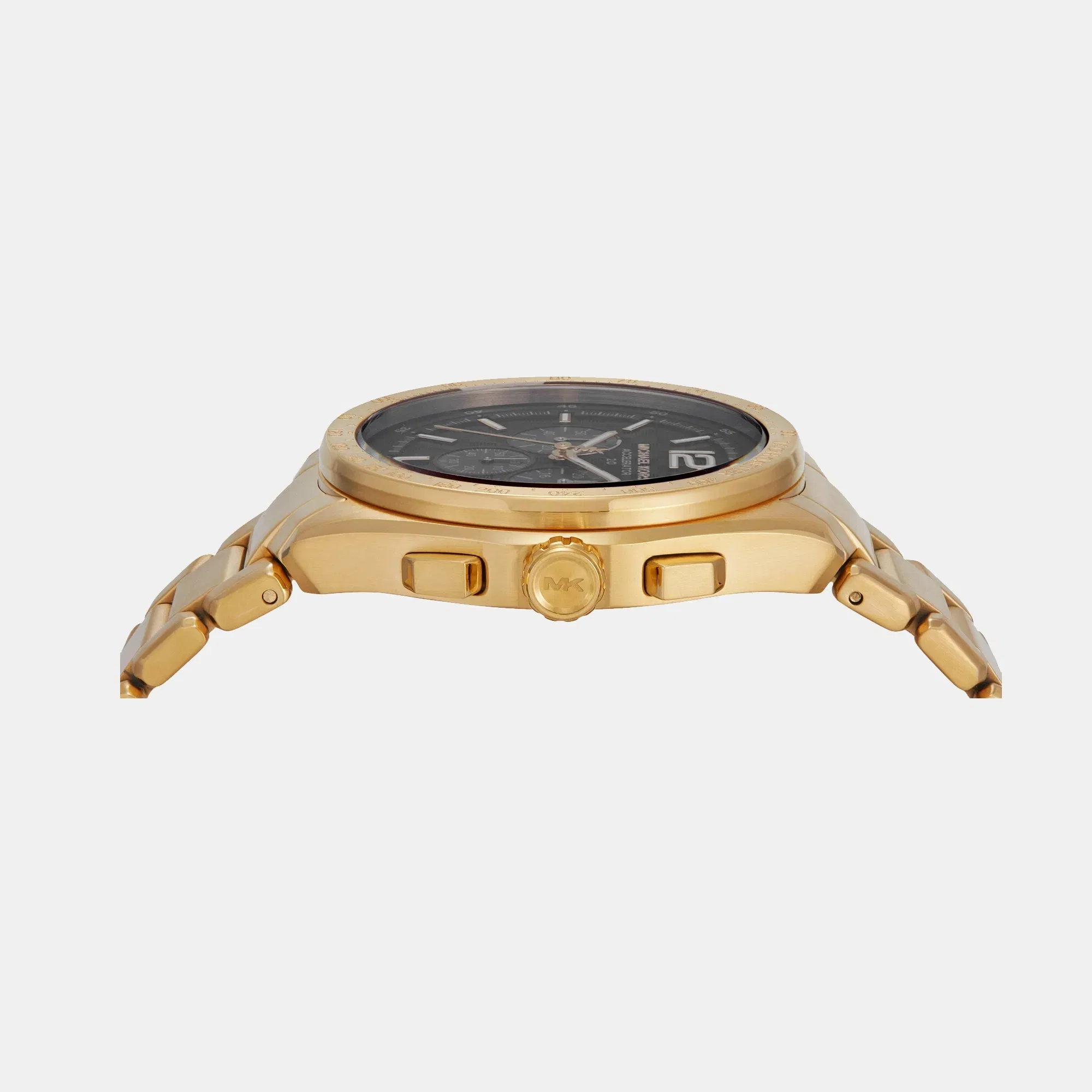 Michael Kors Accelerator 2.0 Men Quartz Black Dial Chronograph Stainless Steel Watch Mk9177