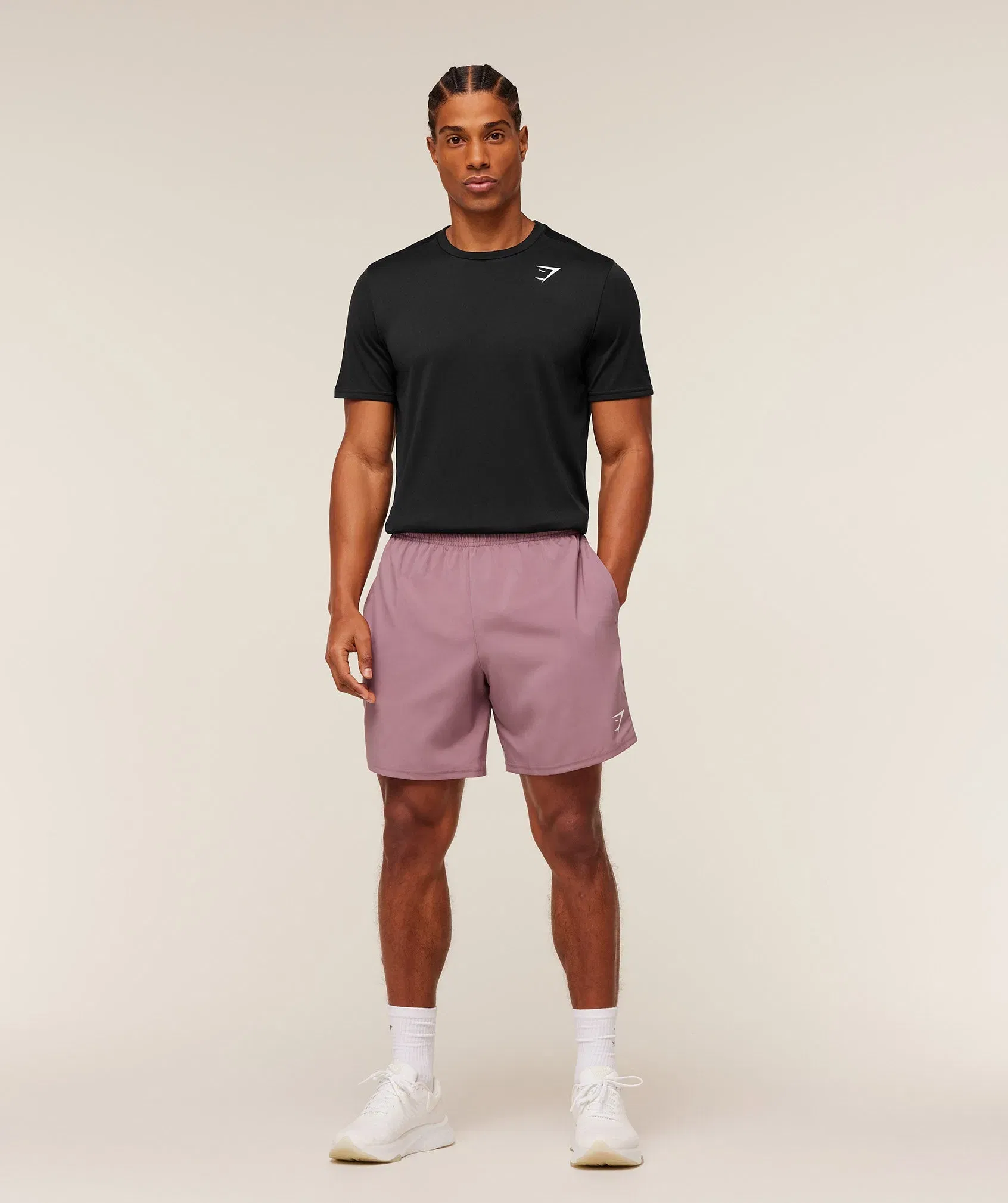 Gymshark Arrival 7" Shorts - Calm Pink