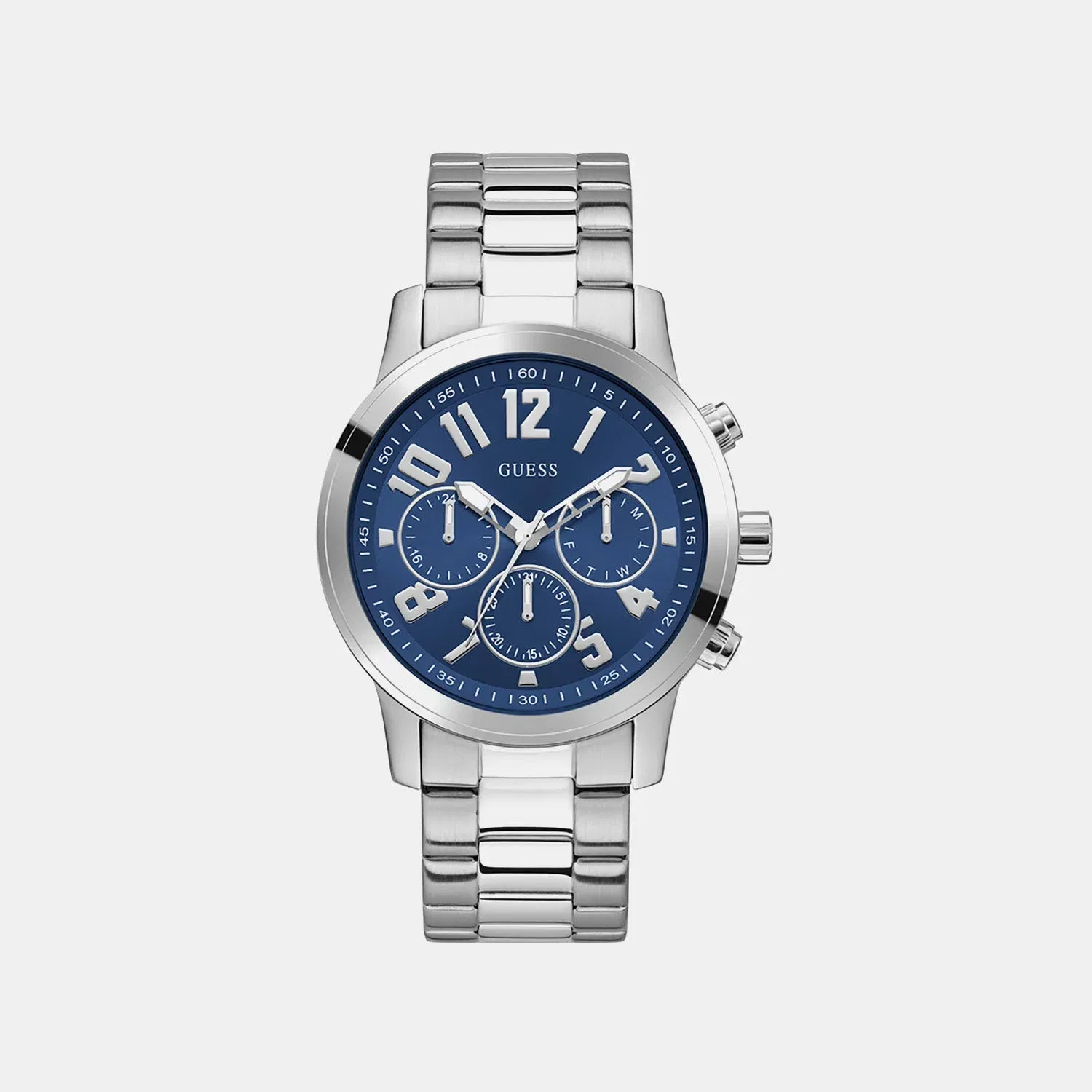Guess GS Parker Men Quartz Blue Dial Analog Stainless Steel Gw1006G1