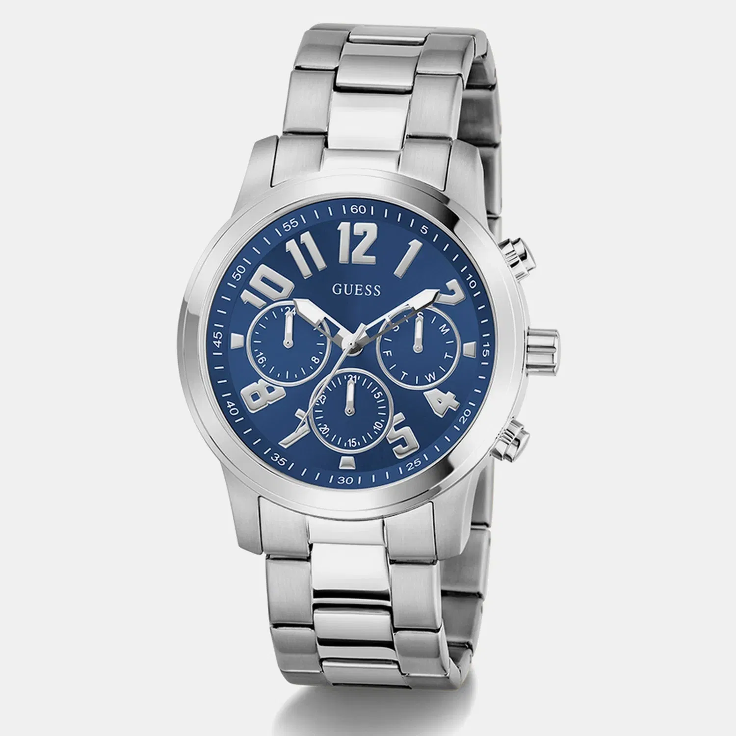 Guess GS Parker Men Quartz Blue Dial Analog Stainless Steel Gw1006G1