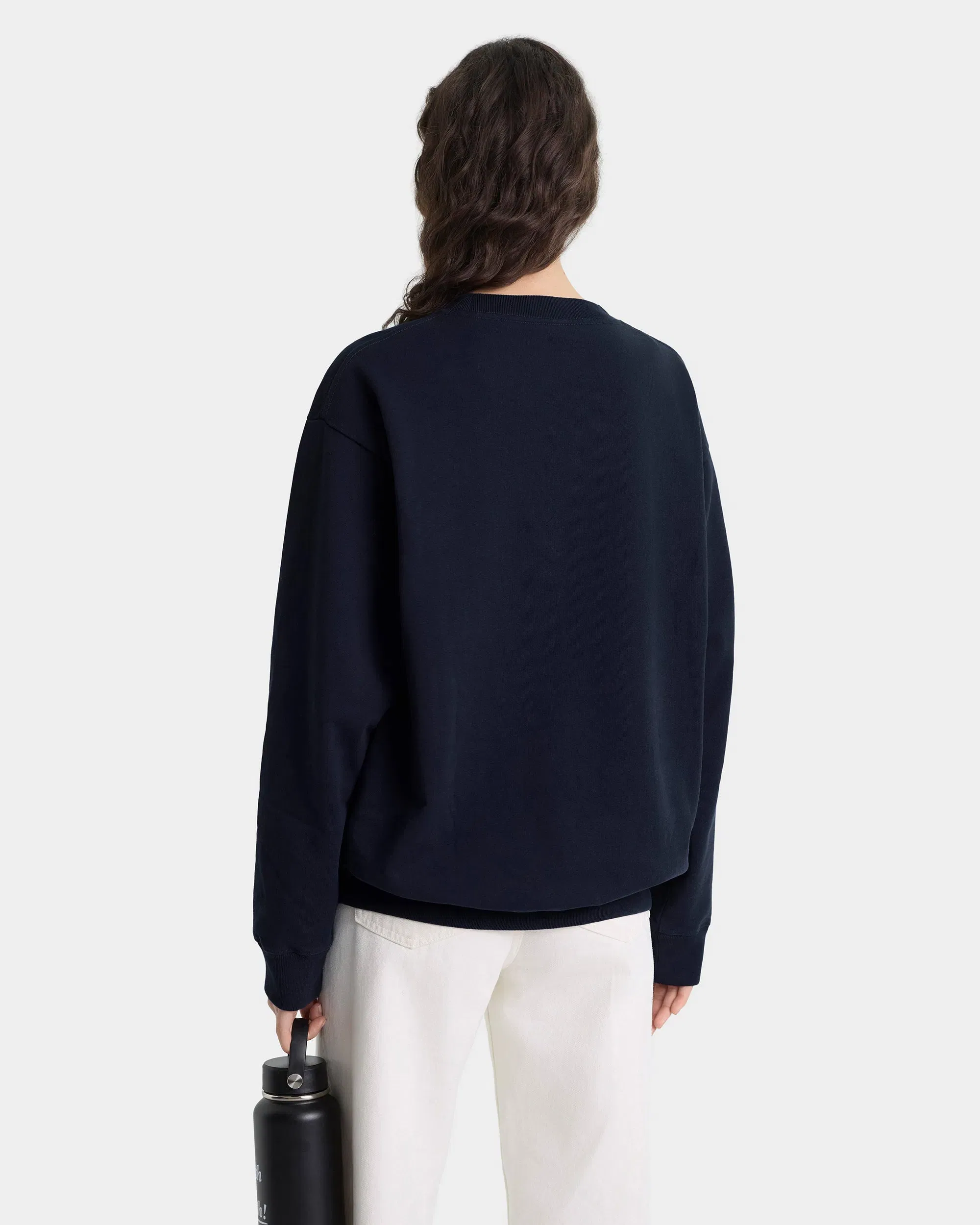 Heritage Yankees Serif Crewneck - Navy/White