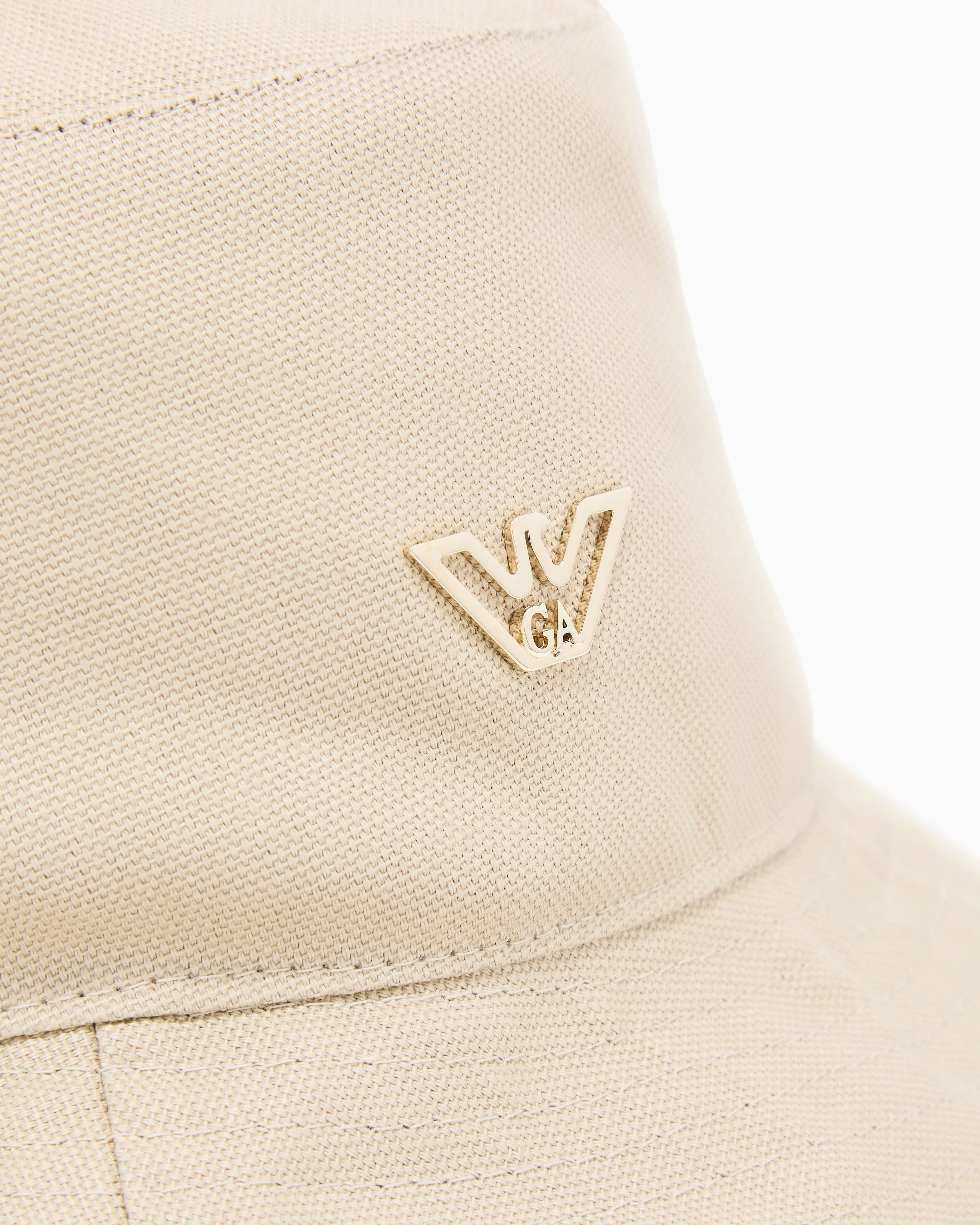 Emporio Armani Canvas cloche hat