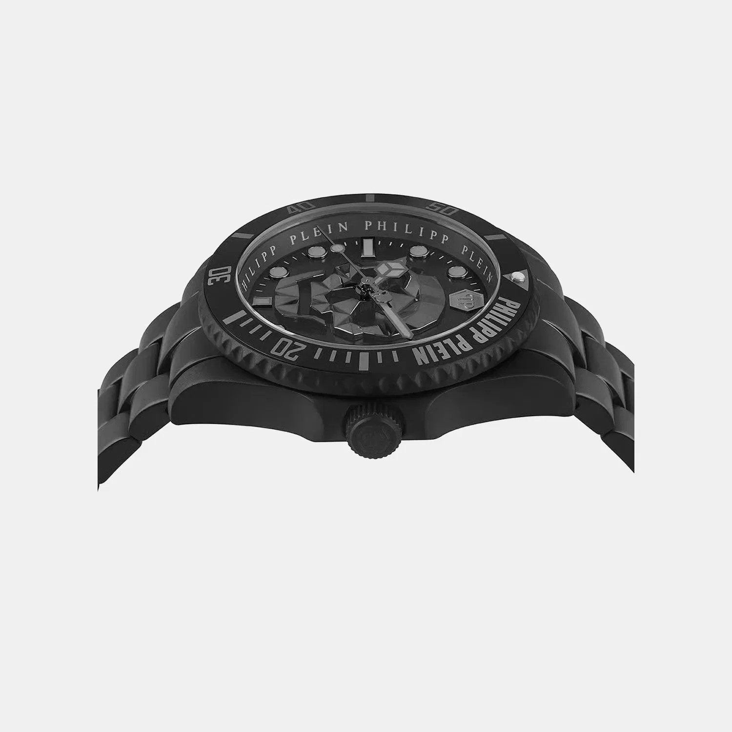 Philipp Plein Men Quartz Black Dial Analog Stainless Steel Watch Pwoaa0922