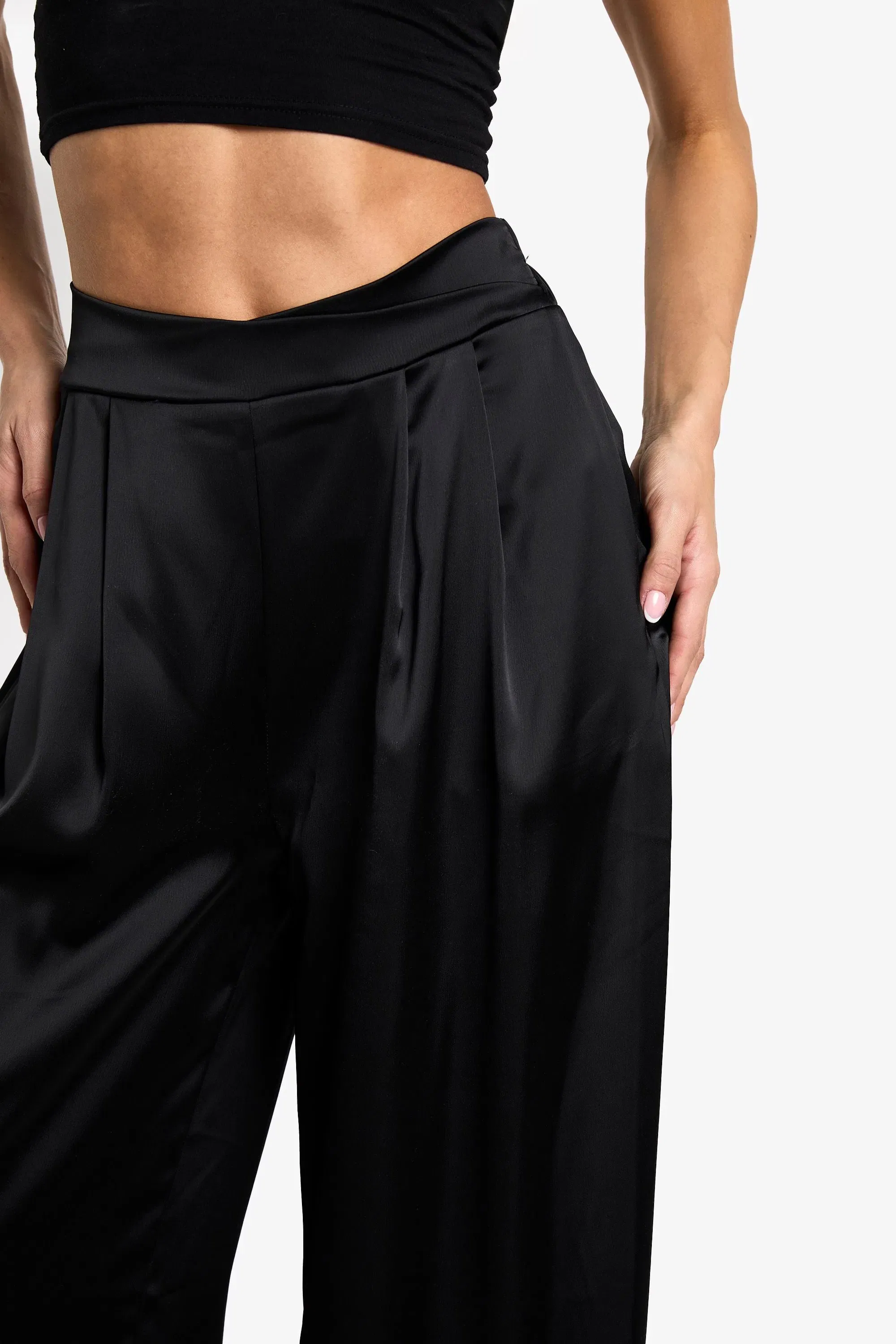 Tall 'Pull On' Elasticated Waistband Tailored Trouser