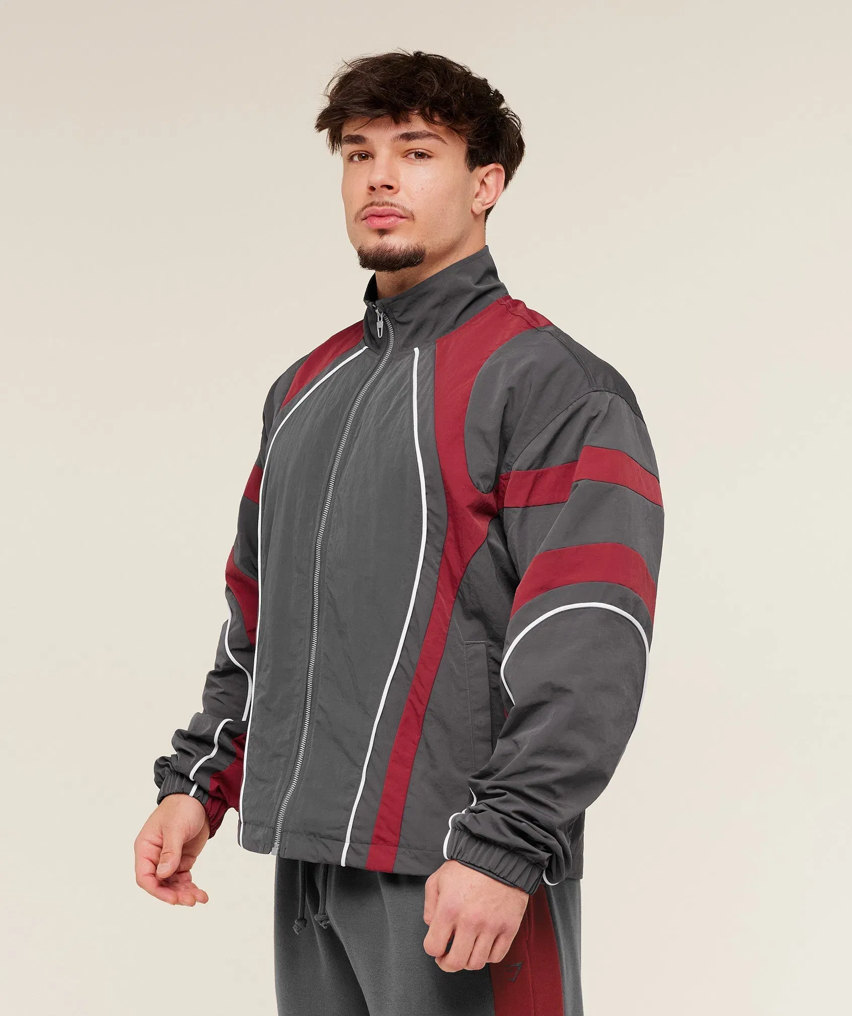 Gymshark x Carlos Belcast Track Jacket - Onyx Grey
