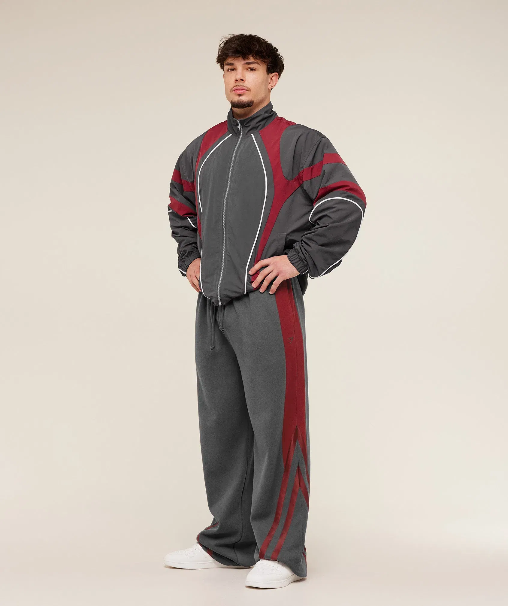 Gymshark x Carlos Belcast Track Jacket - Onyx Grey