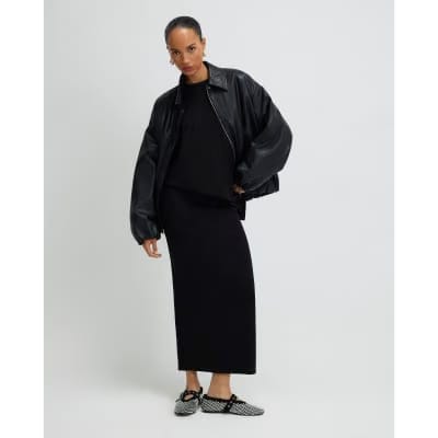 Black Premium Maxi Skirt