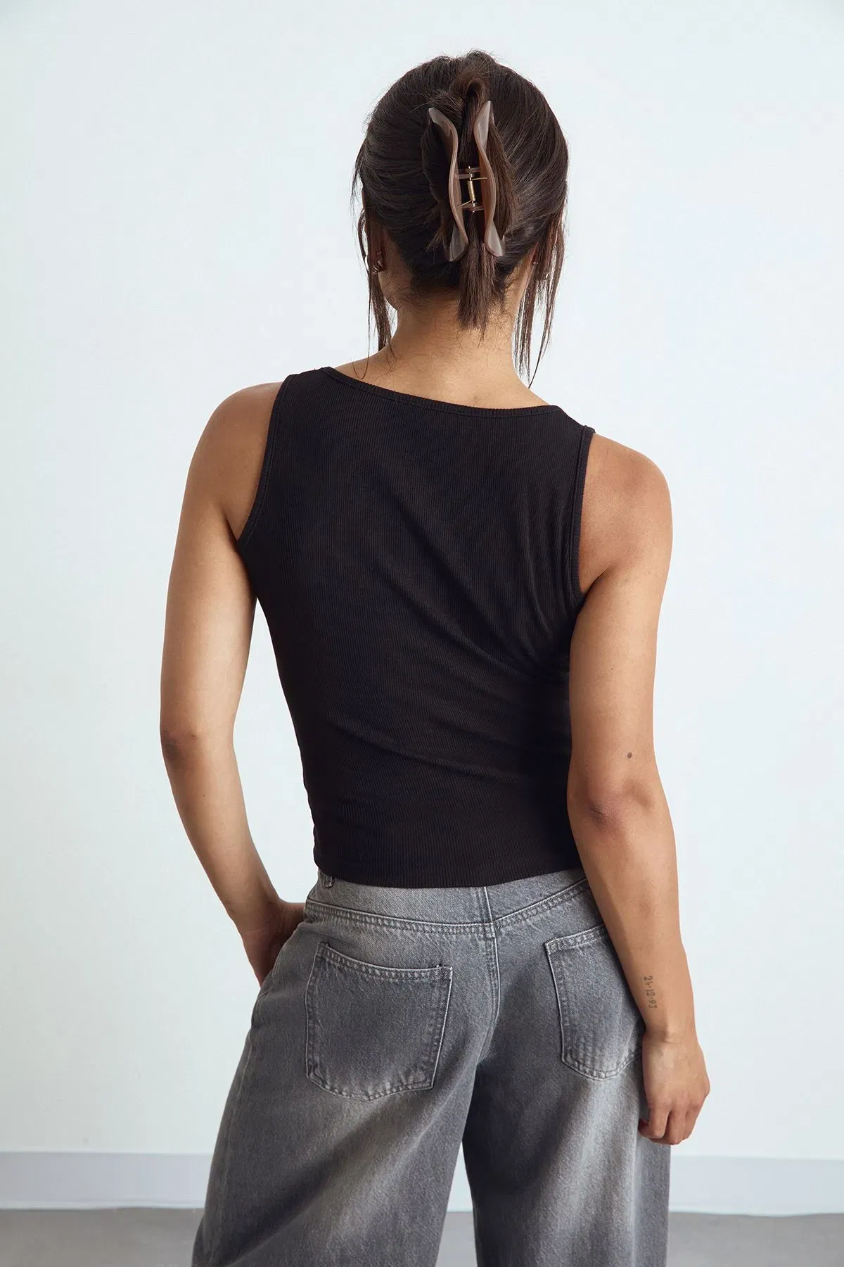 Basic Rib Tank Vest Top