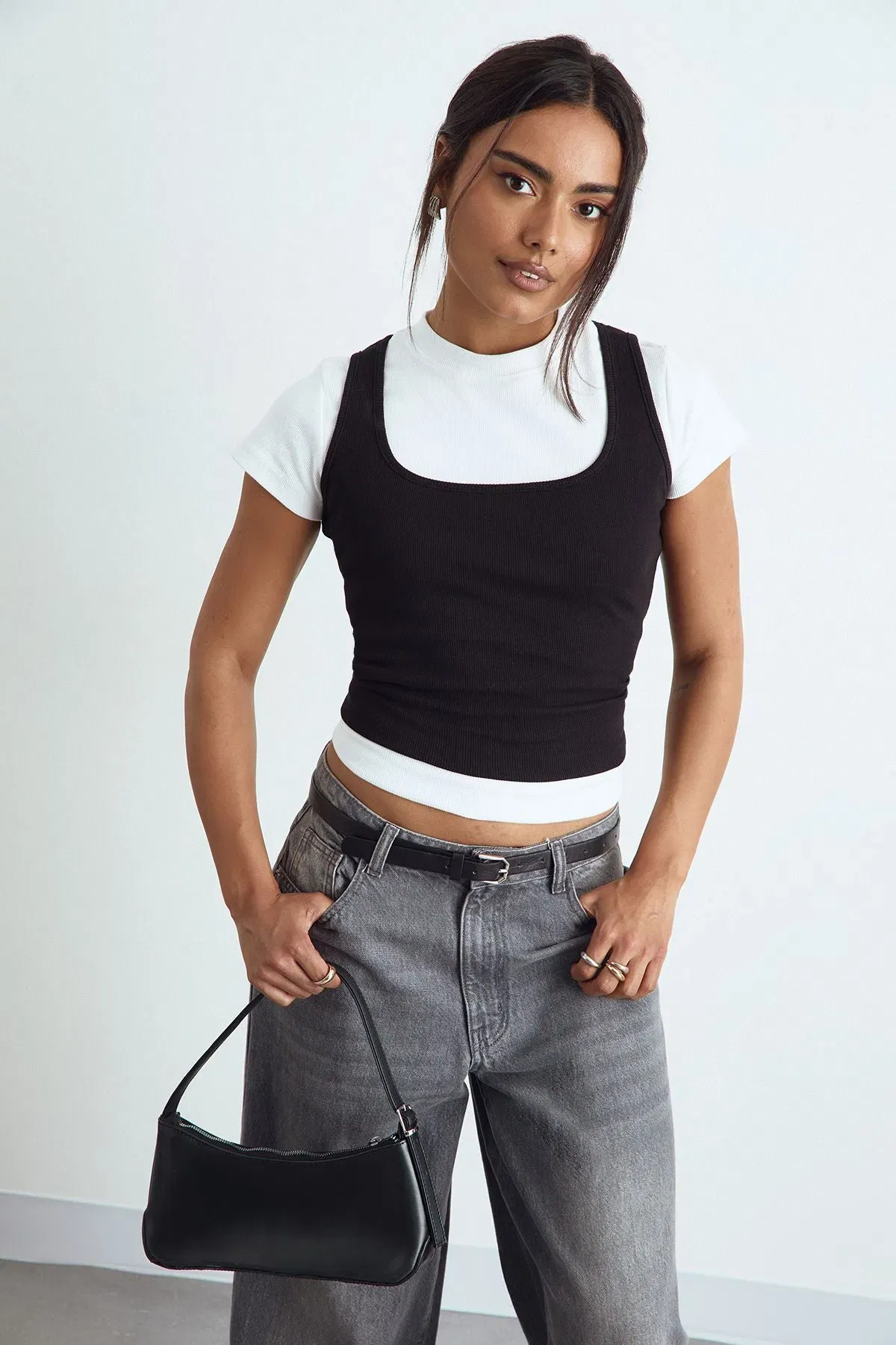 Basic Rib Tank Vest Top