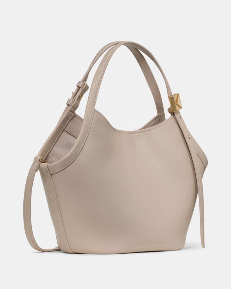 Deco Suede Small Tulip Tote Bag