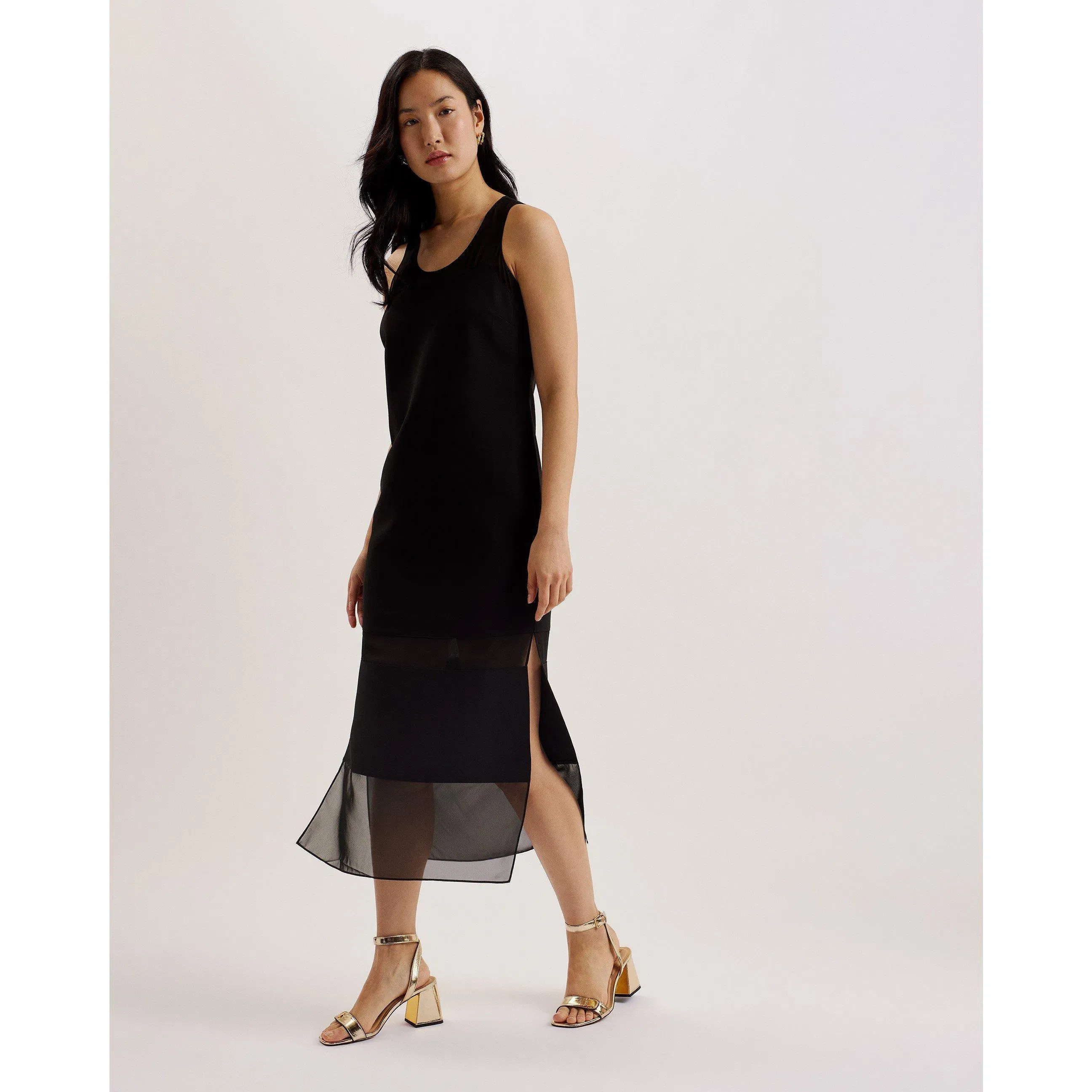 Ted Baker Short Sleeve Midi Dress