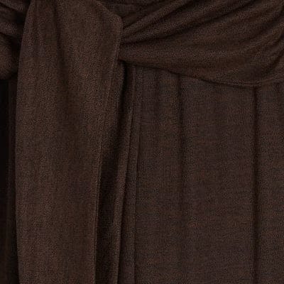 Petite Brown Tie Waist Trousers