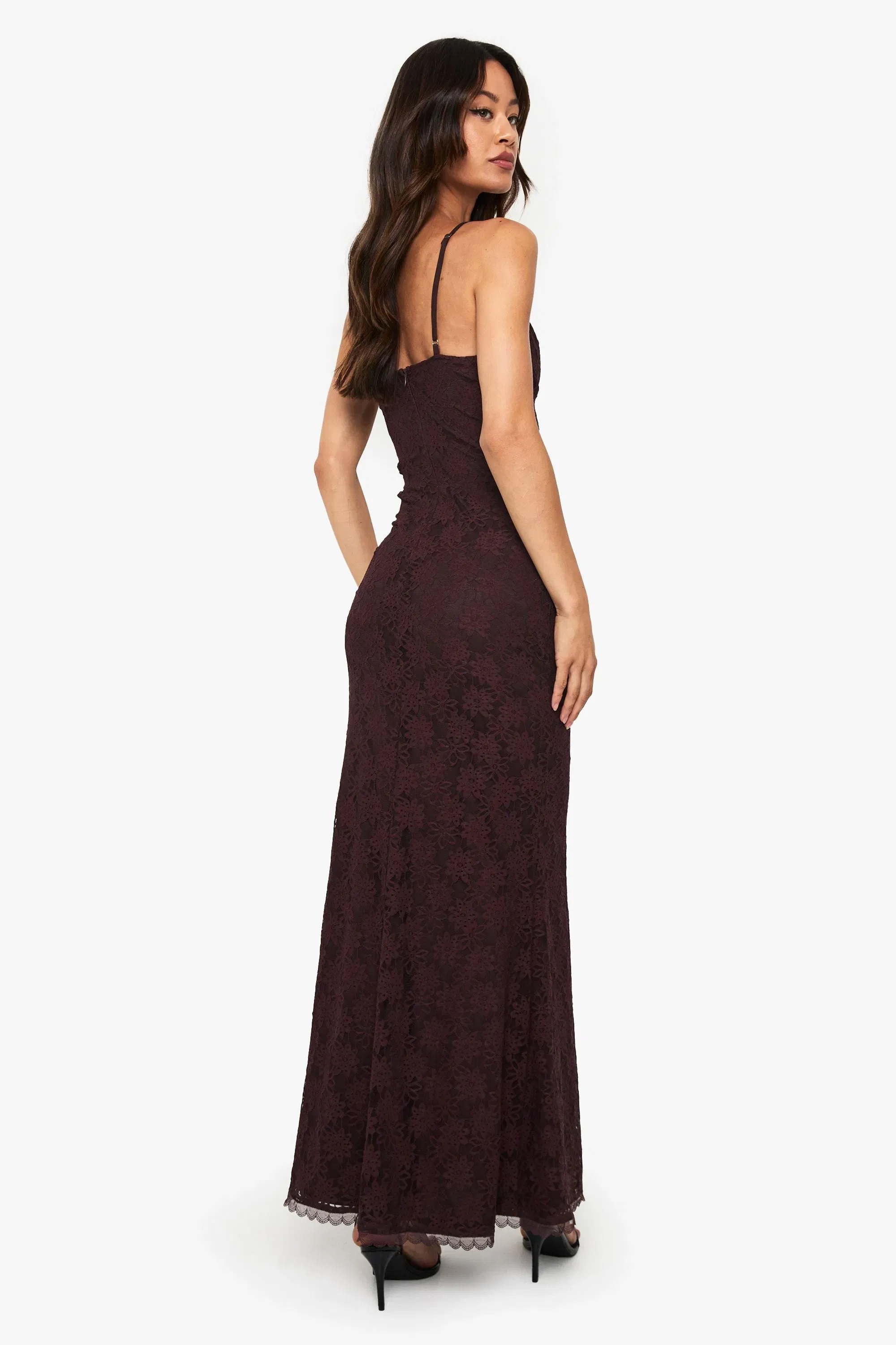 Tall Lace Strappy Maxi Dress