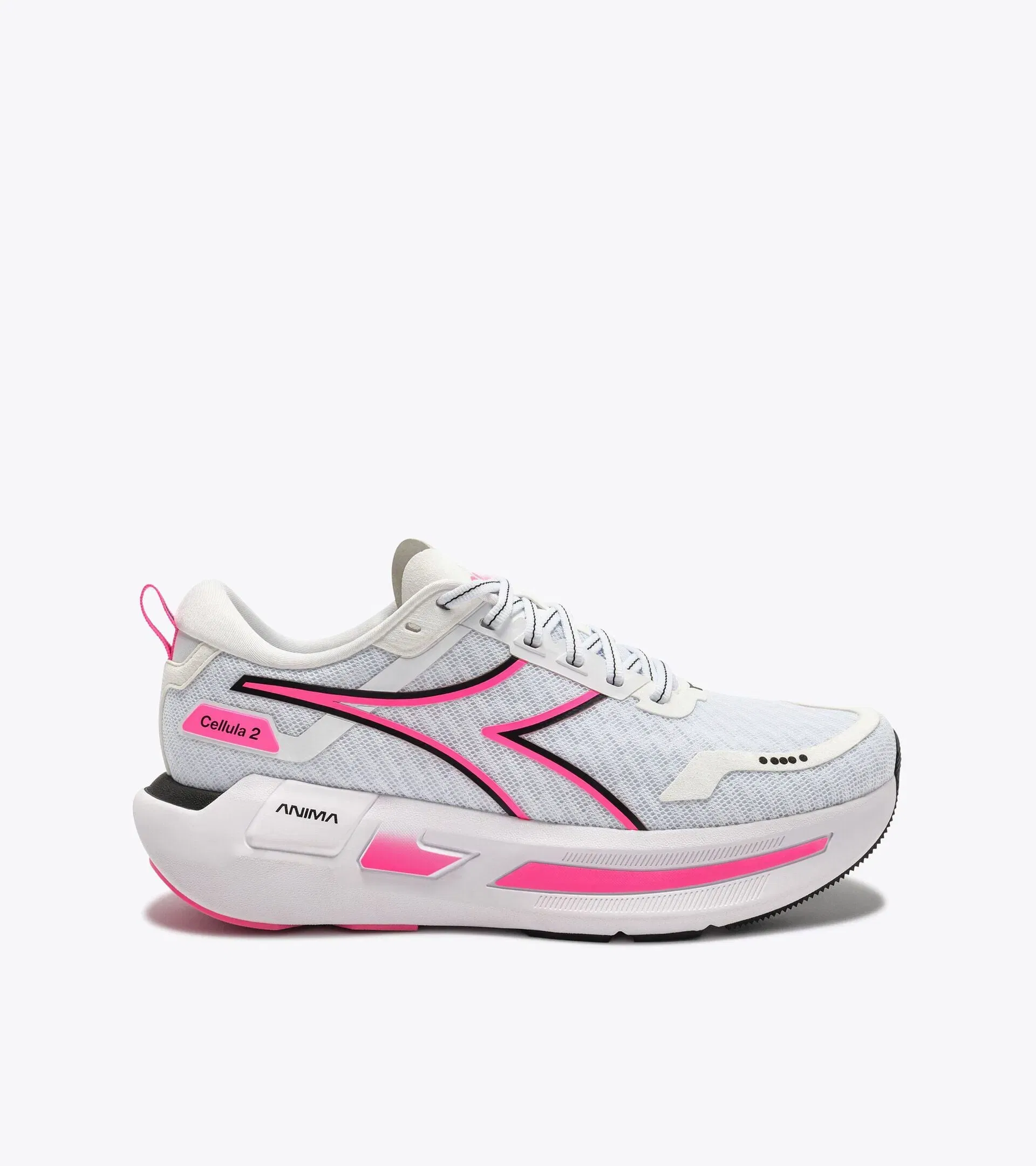 Diadora Cellula 2 W White/Black/Pink Fl