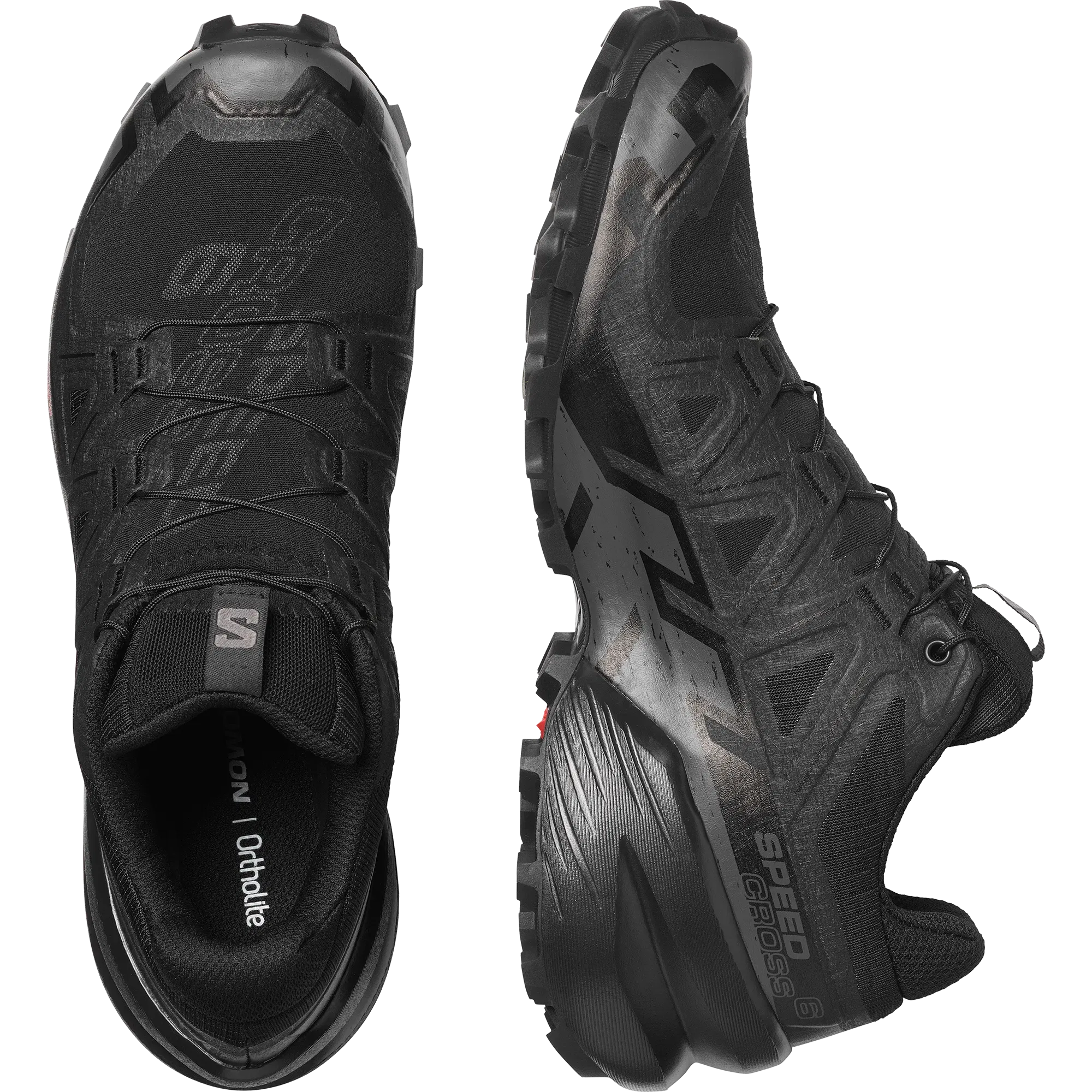 Salomon Speedcross 6 Trail Running Shoes Womens Black