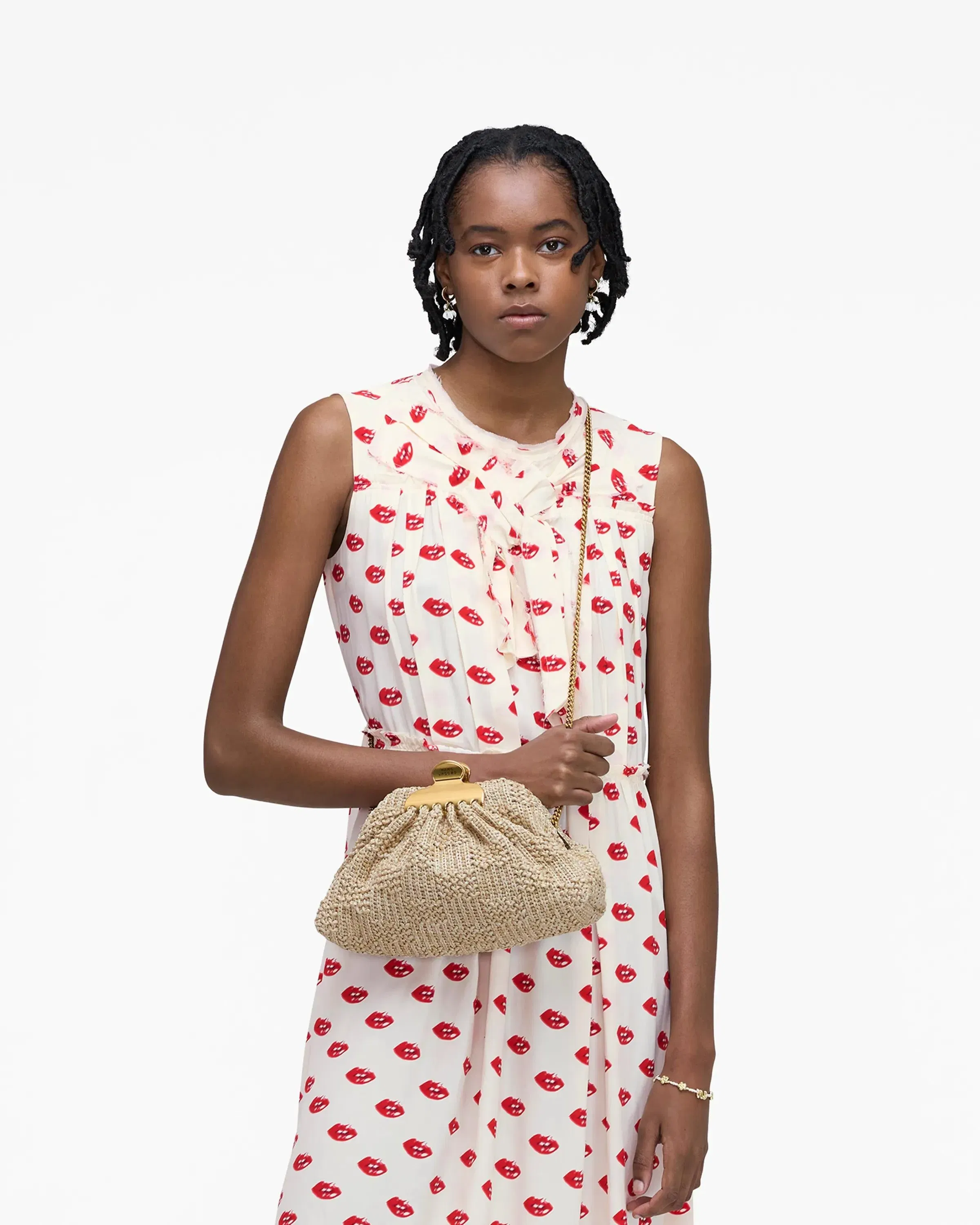 The Summer Woven Glam Small Clutch