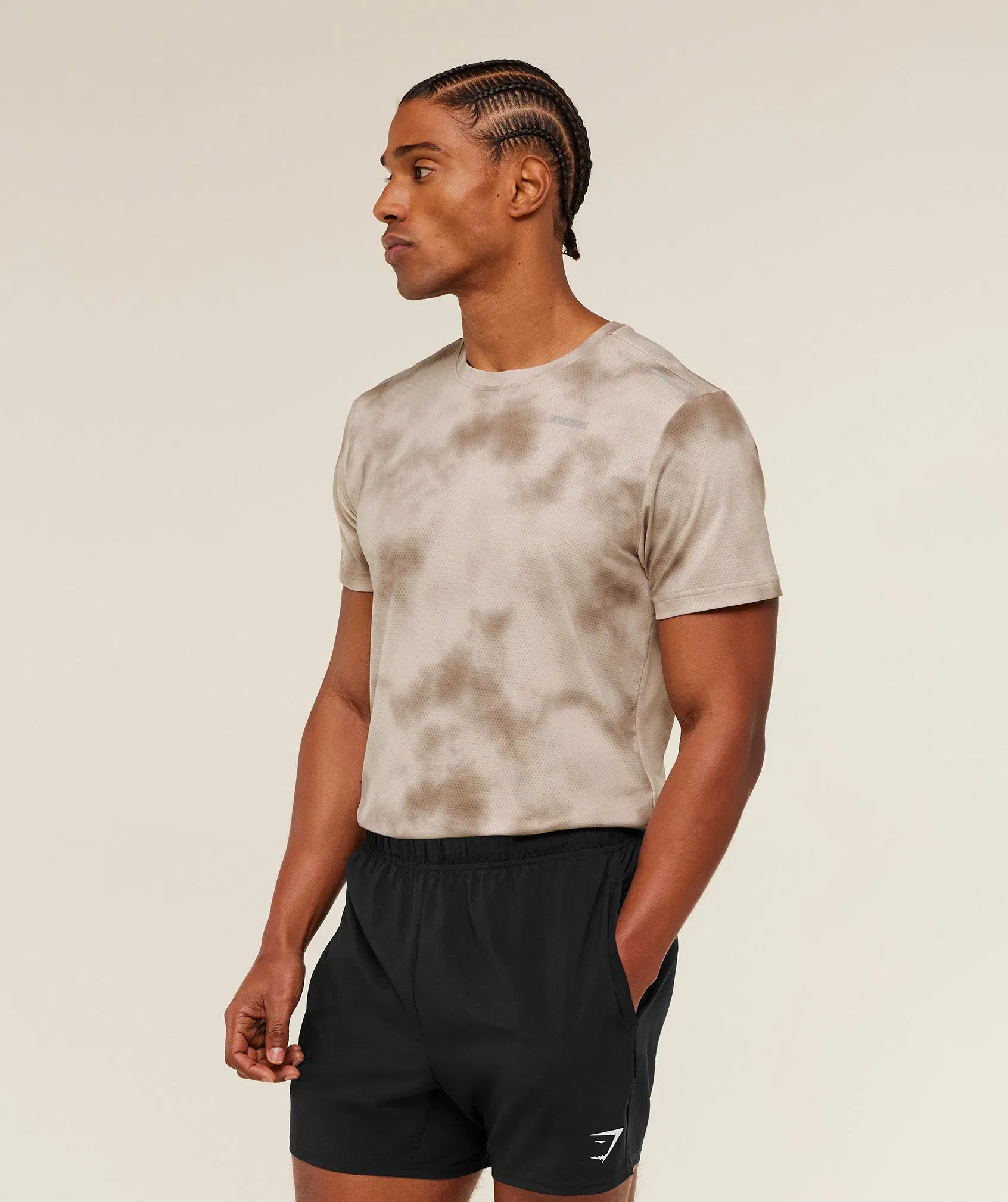 Gymshark Built For More T-Shirt - Pebble Grey