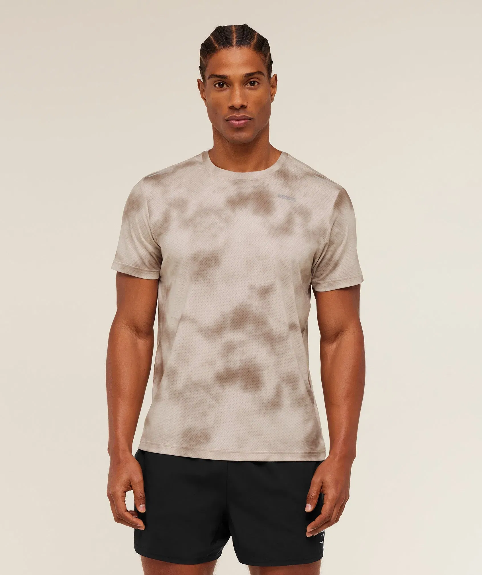 Gymshark Built For More T-Shirt - Pebble Grey