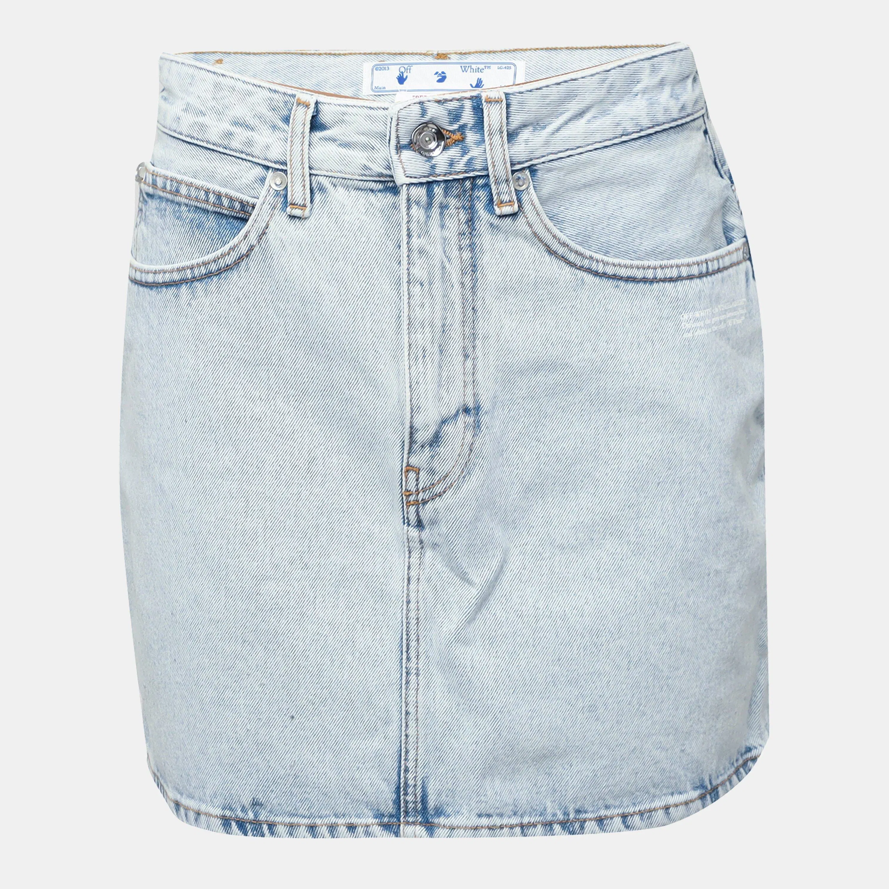 Corp Mini Denim Skirt
