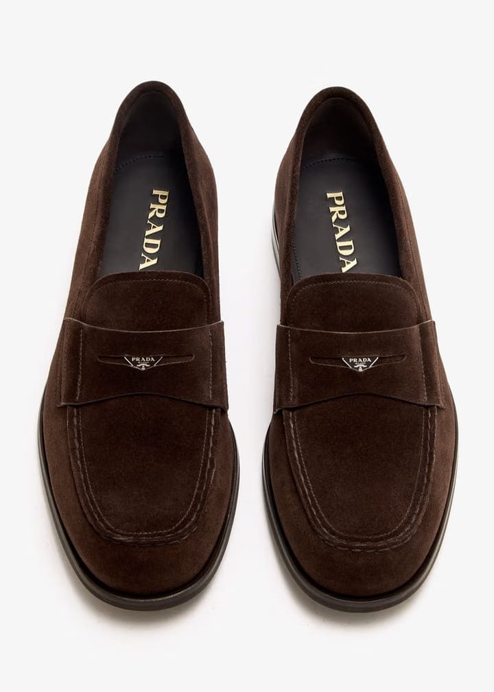 Prada Suede loafers