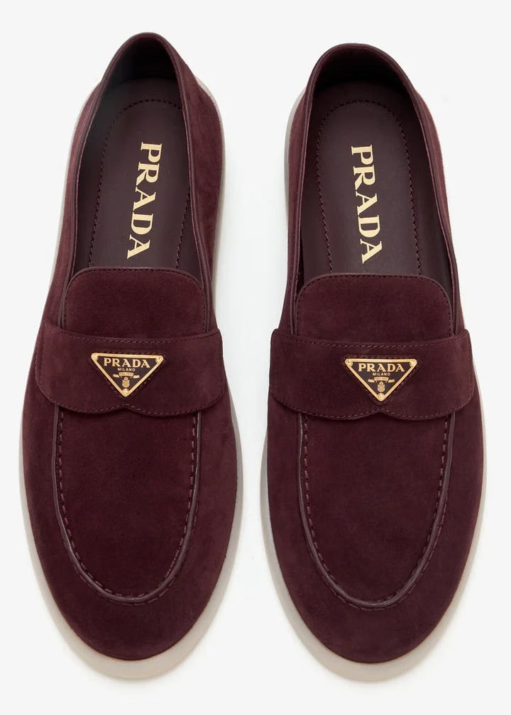 Prada Suede loafers