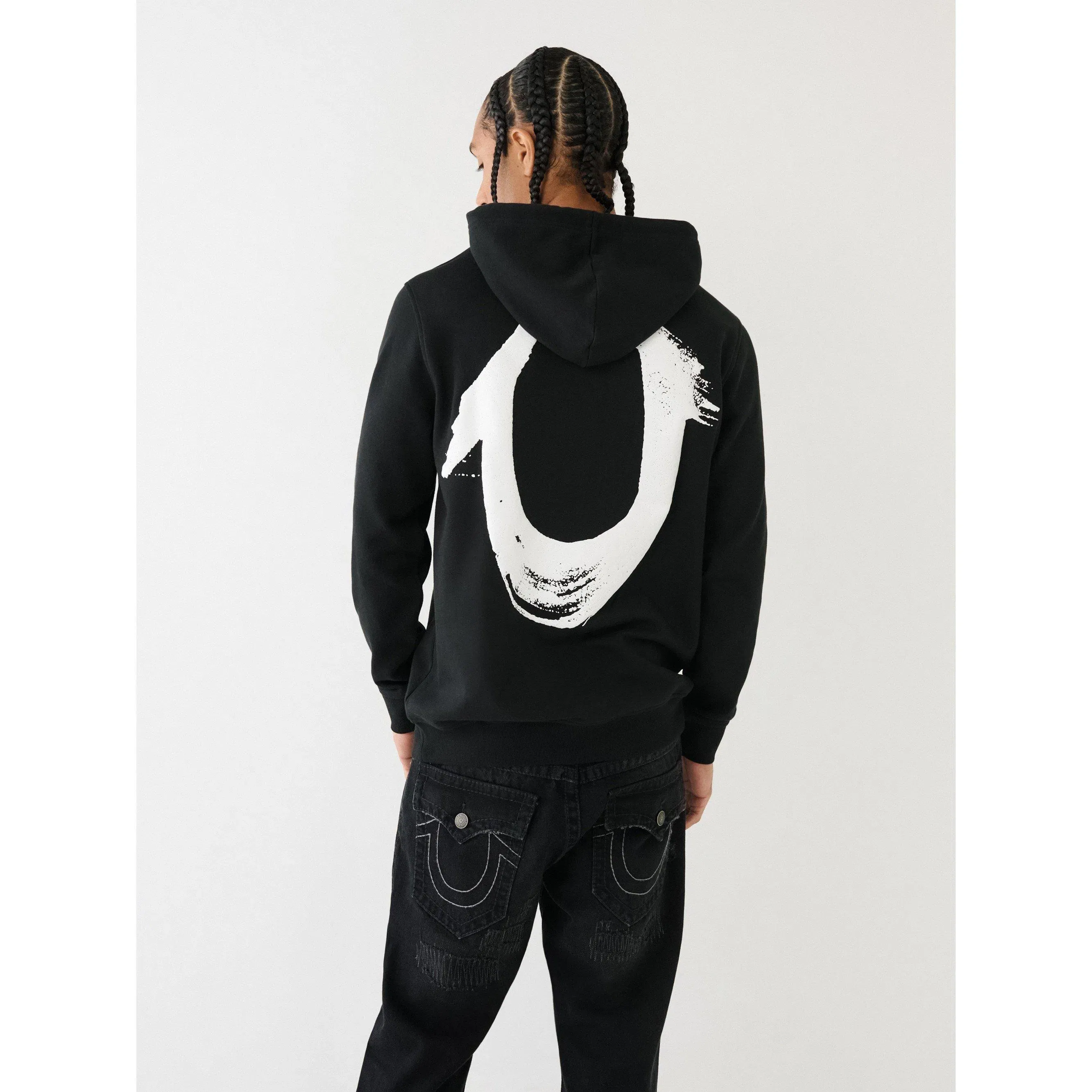 Over-the-Head Painted Logo Hoodie