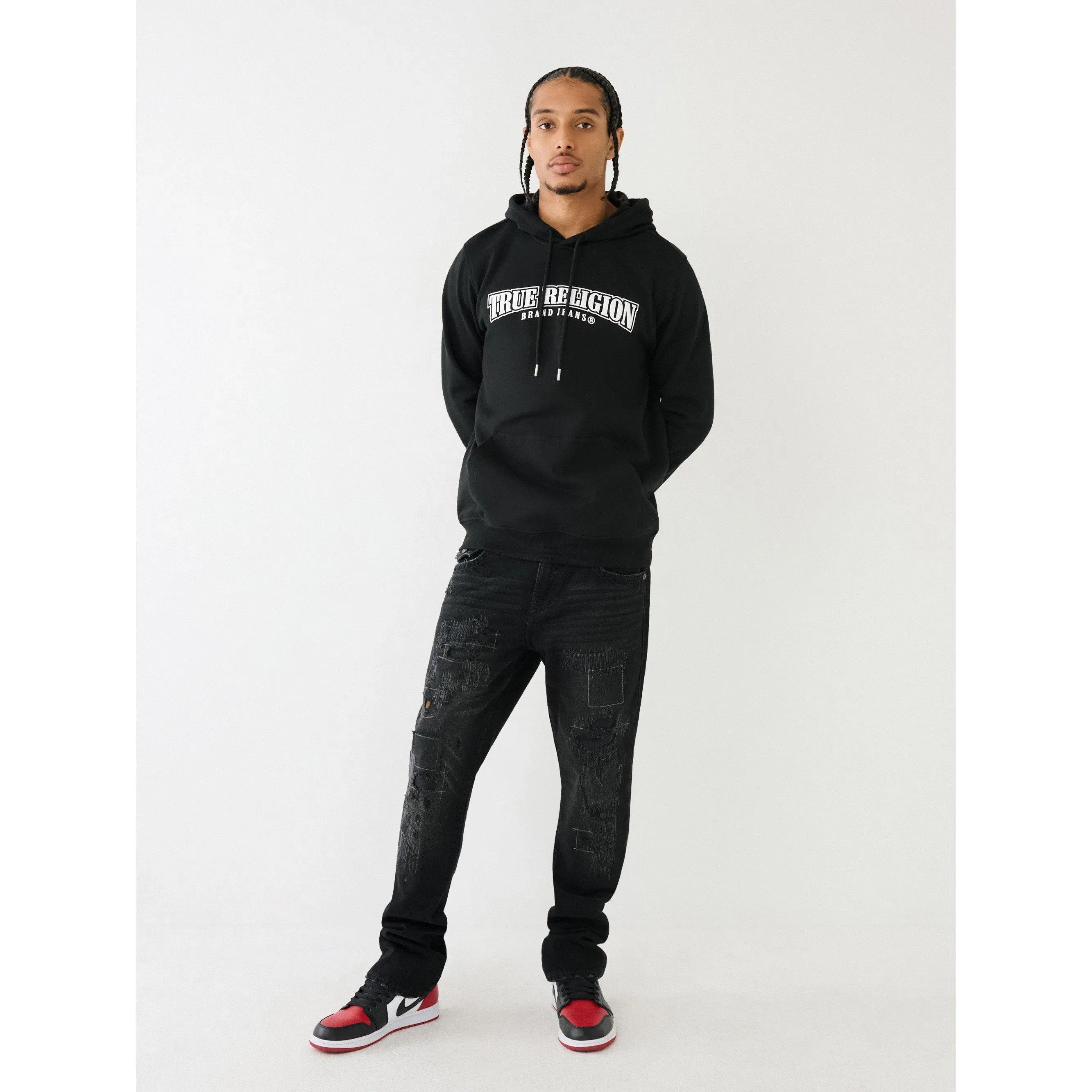 Over-the-Head Painted Logo Hoodie