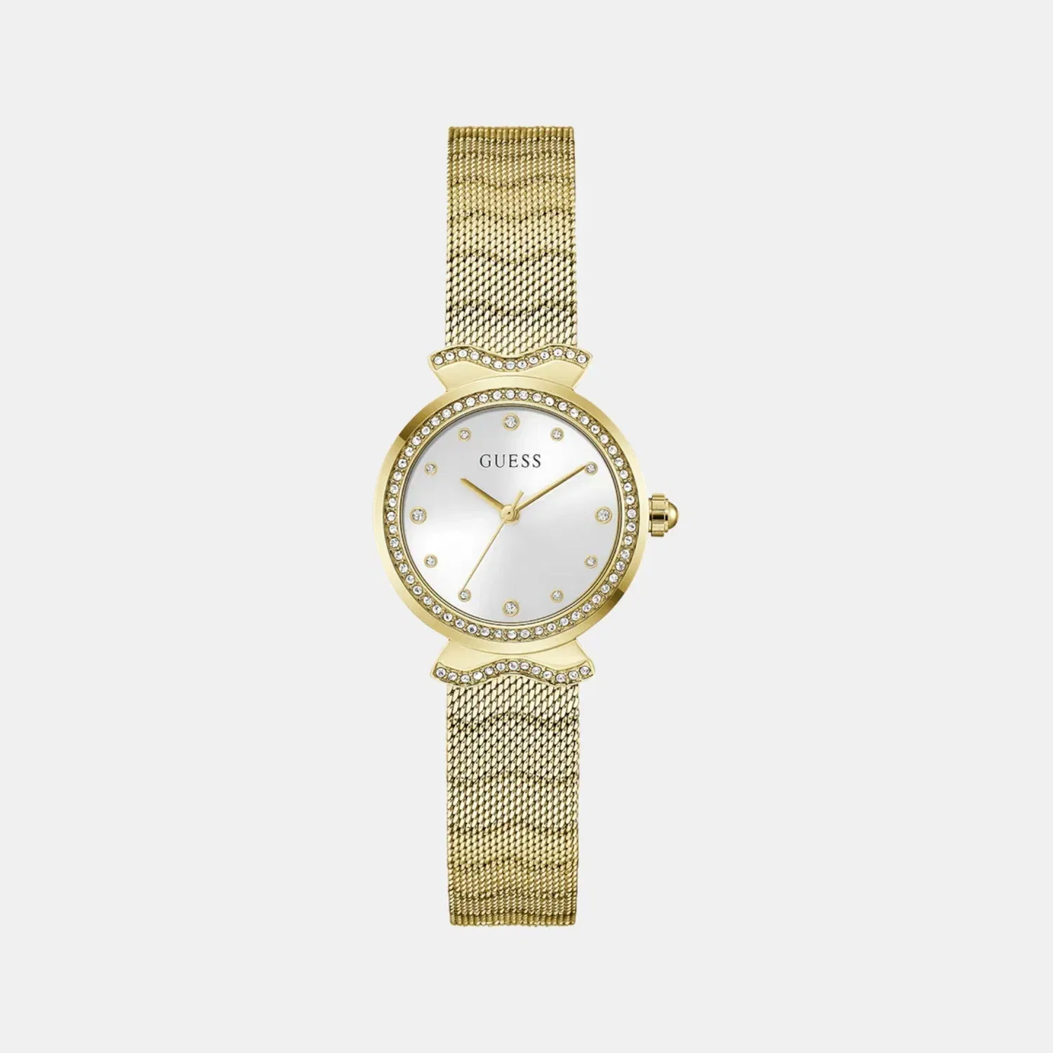 Guess Gb Mermaid Women Quartz White Dial Analog Stainless Steel Gw0866L2