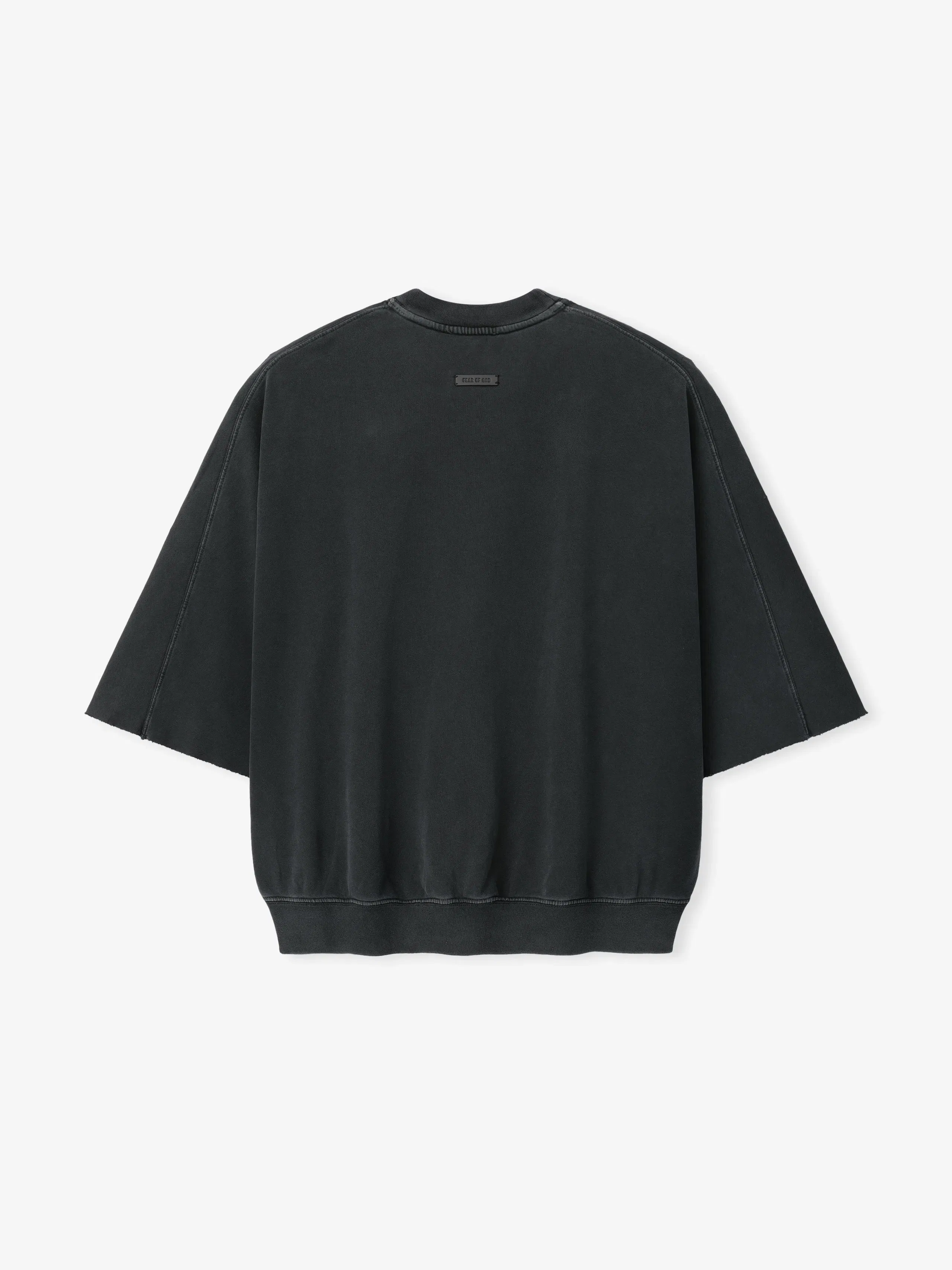 Essentials Baseball Cut Sleeve Sweatshirt Black