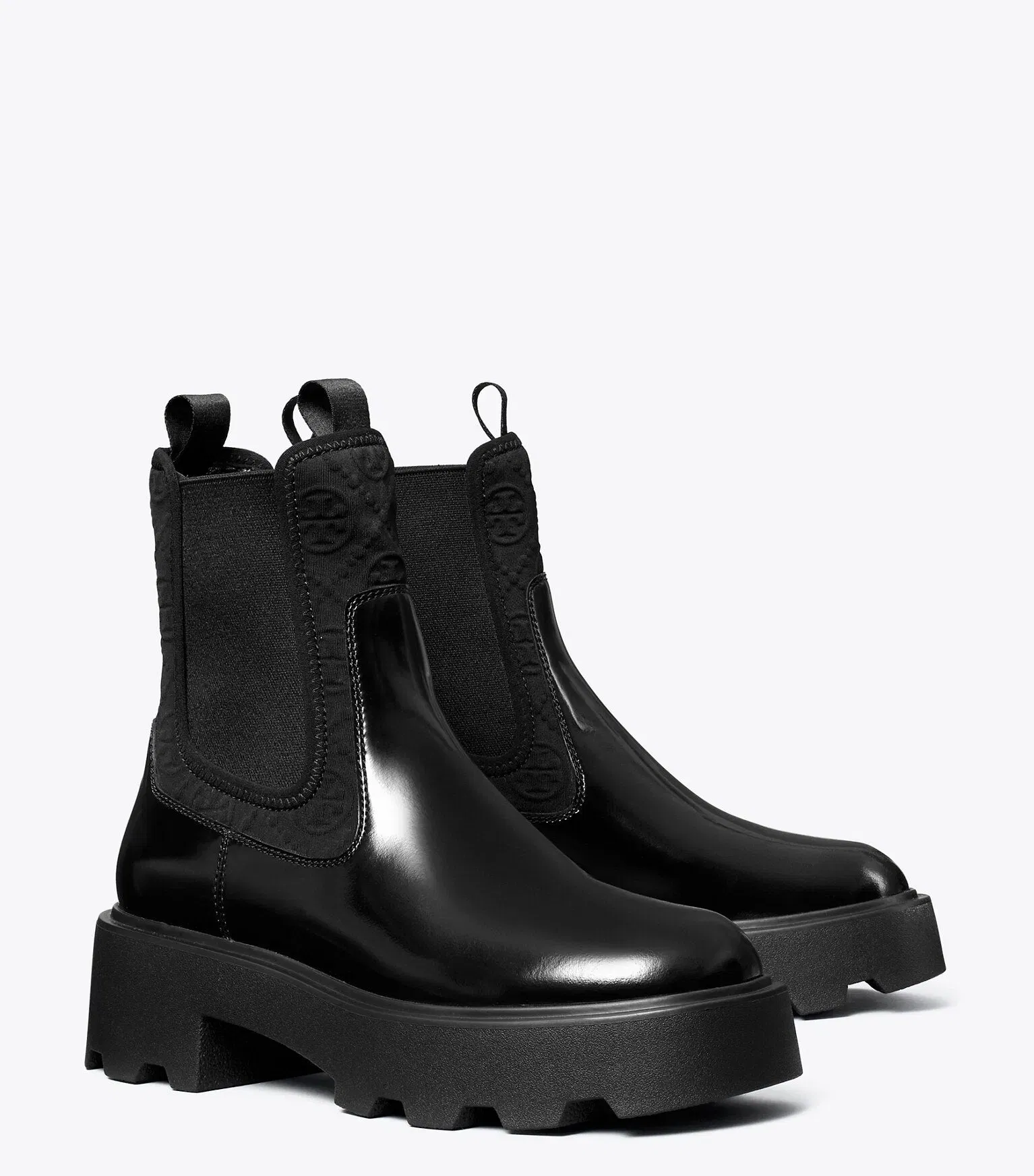 T Monogram Chelsea Lug Boot