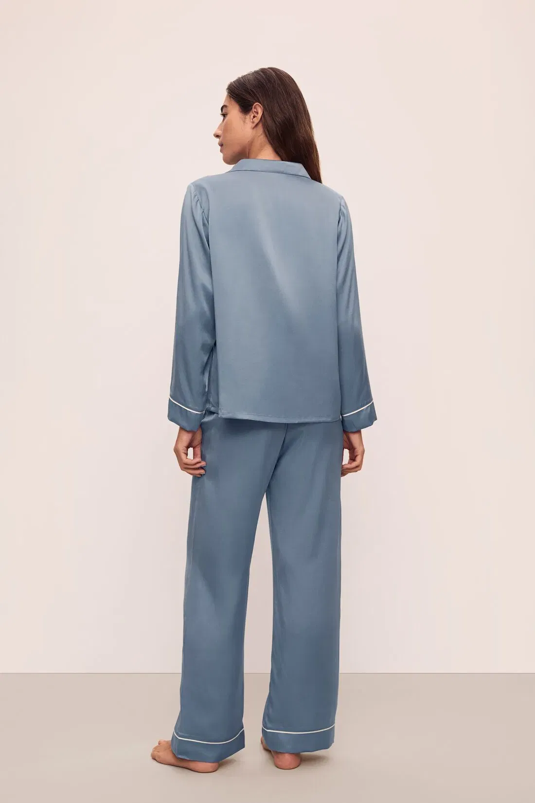 Inez Washable Silk Long PJ Set