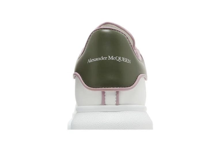 Alexander McQueen Wmns Oversized Sneaker 'White Military Green'