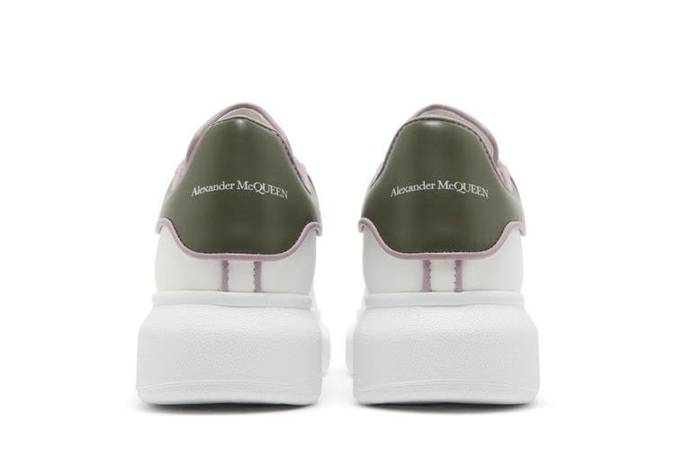 Alexander McQueen Wmns Oversized Sneaker 'White Military Green'