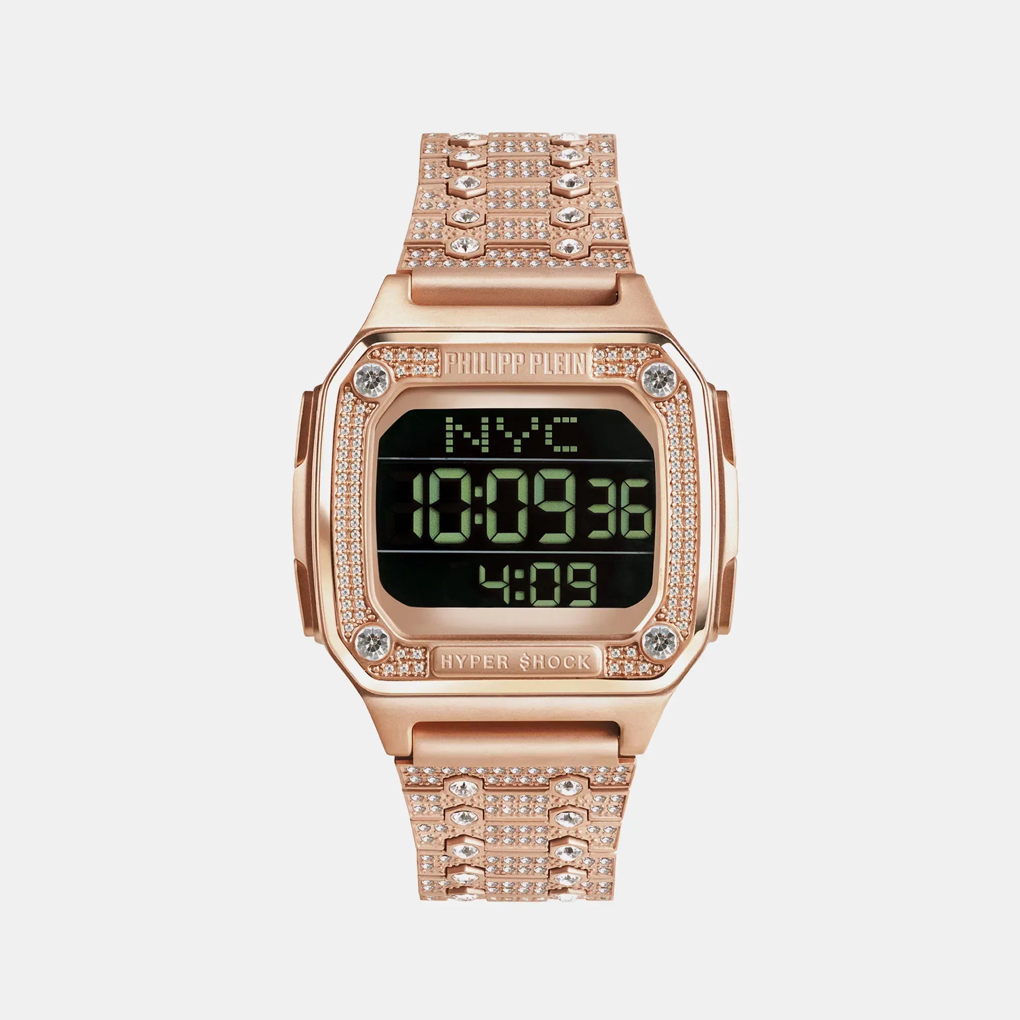 Philipp Plein Hyper $Port Women Quartz Black Dial Digital Stainless Steel Watch Pwhaa1221