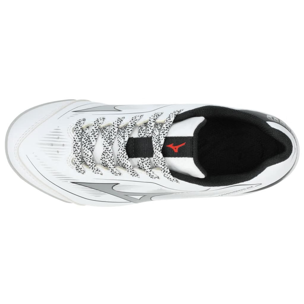 Mizuno Youth Cushionrevo Diamond Jr Low Baseball Cleat White Black