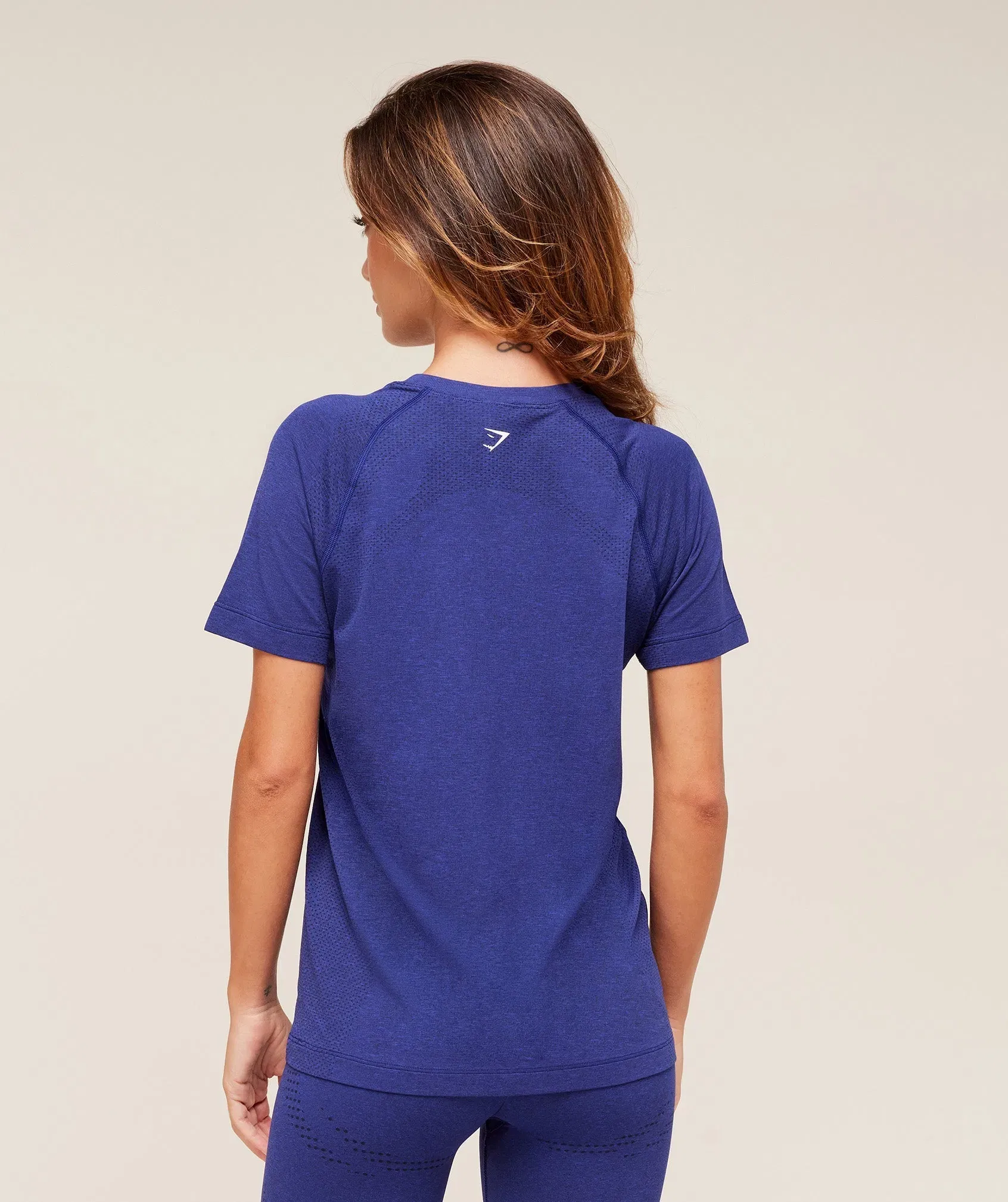 Gymshark Vital Light T-Shirt - Cobalt Purple Marl