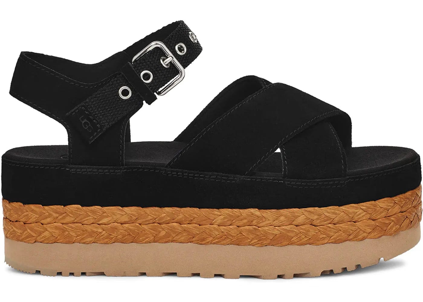 Ugg Aubrey Ankle Sandal Black Womens