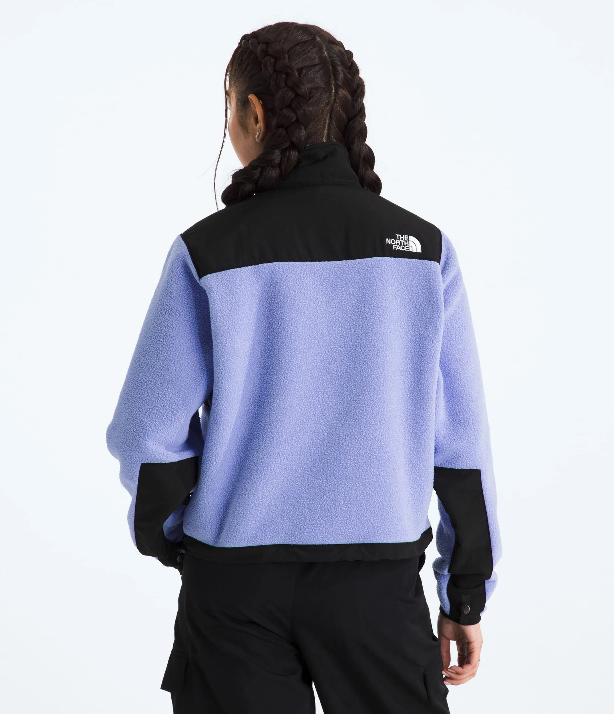 The North Face Women’s Retro Denali Jacket Periwinkle Glow-Tnf Black