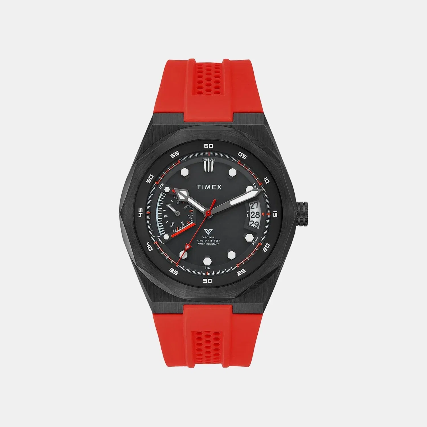 Timex Vector Men Quartz Dial Analog Silicone Watch Tweg31001