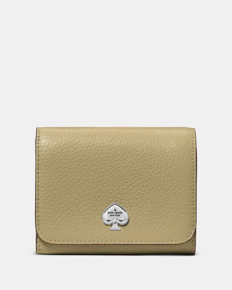 KateSpade Kayla Small L Zip Wallet Elm