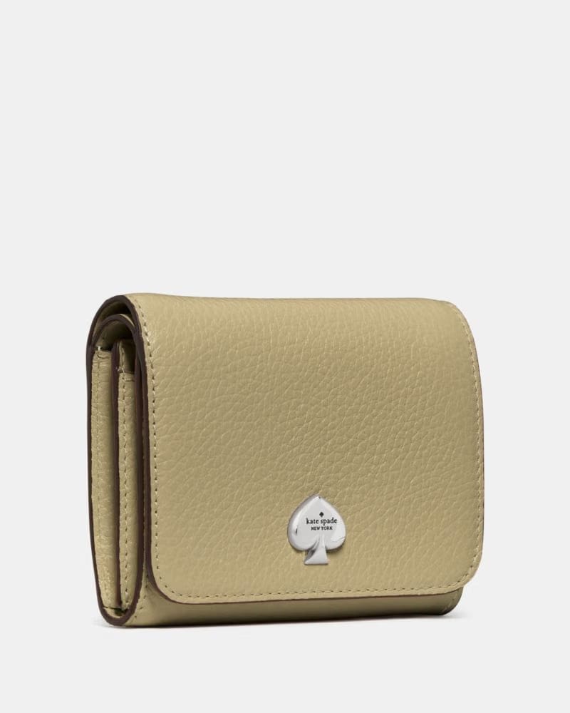 KateSpade Kayla Small L Zip Wallet Elm